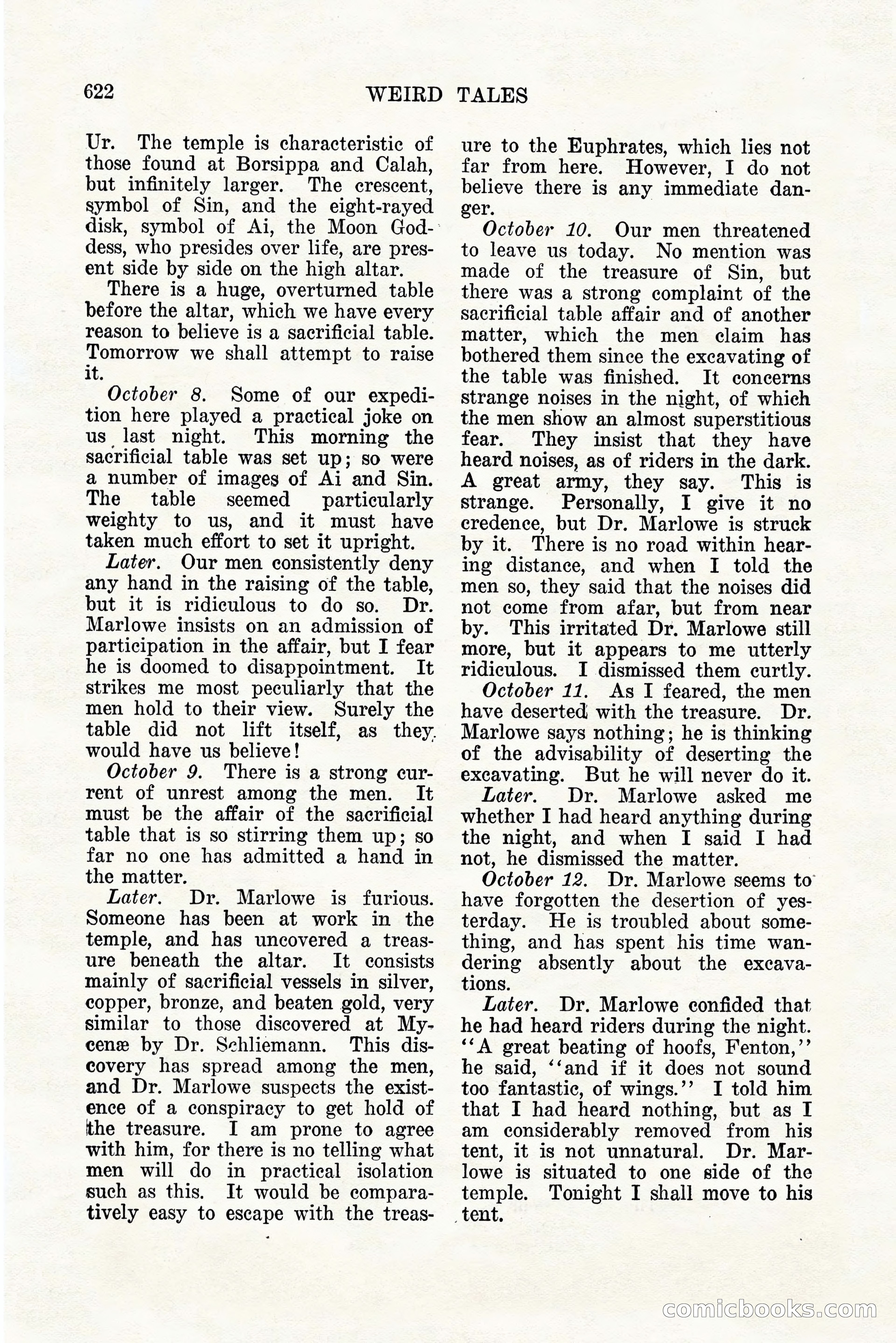 Weird Tales, Vol. 11, No. 5 — page 48 of 148