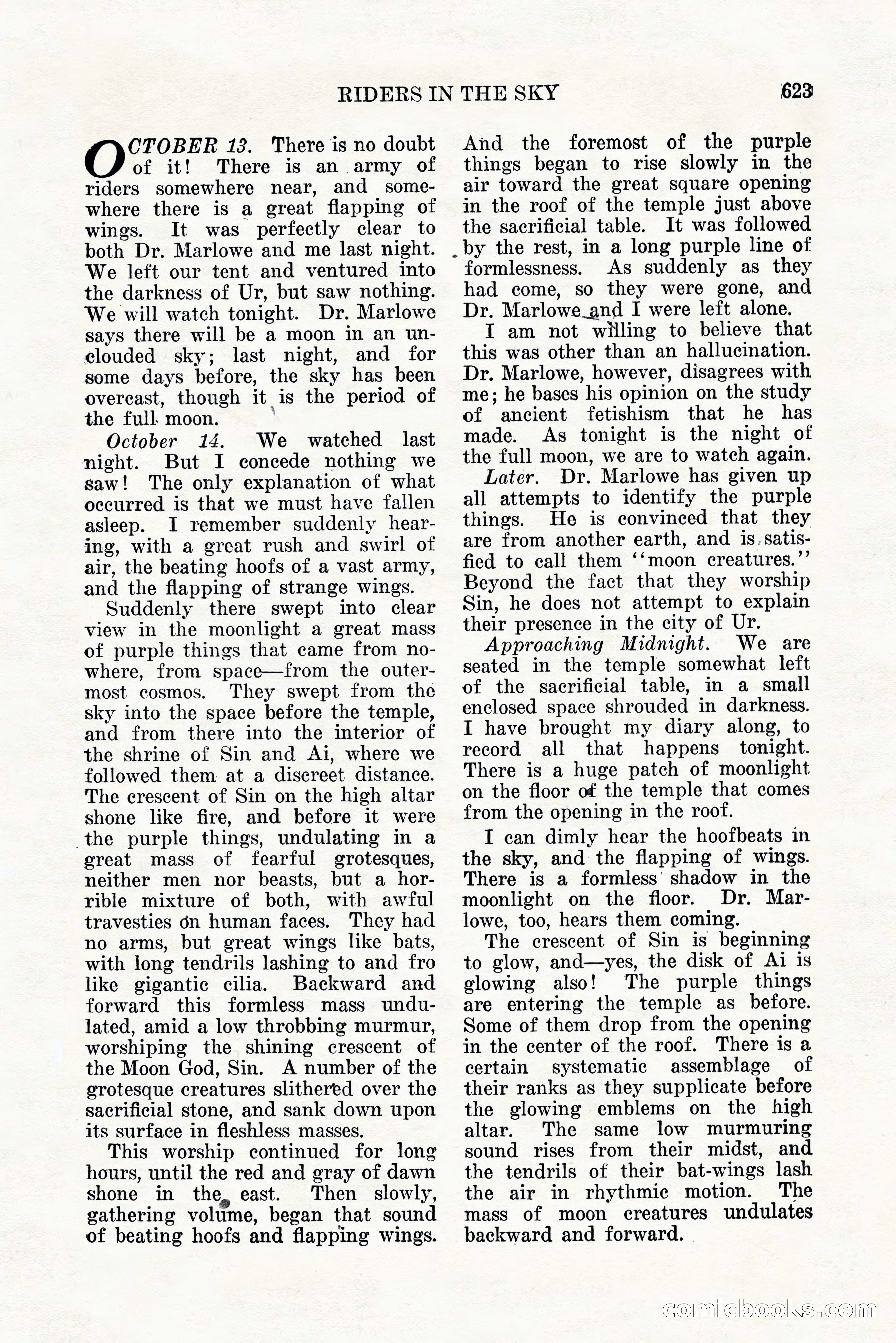 Weird Tales, Vol. 11, No. 5 — page 49 of 148