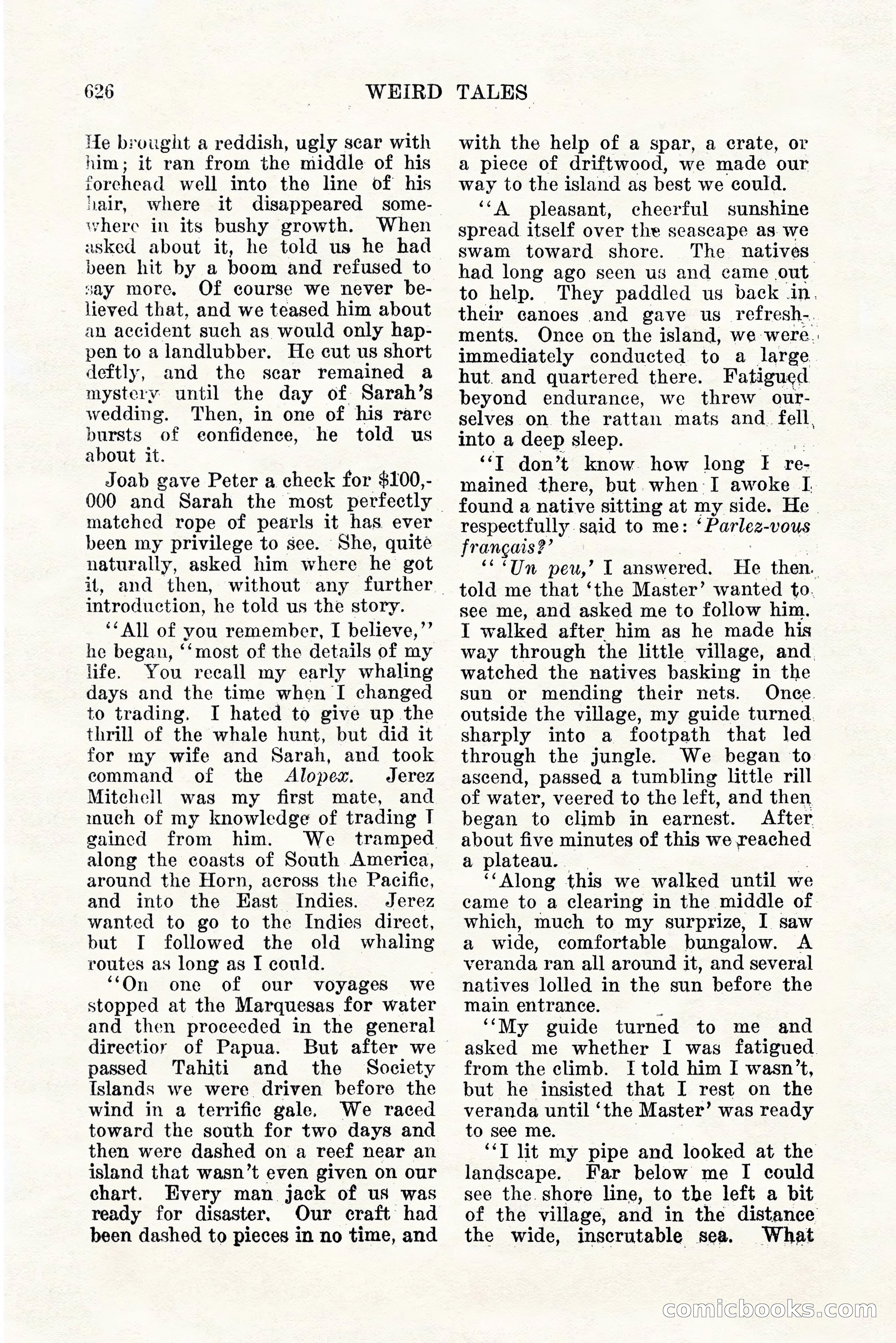 Weird Tales, Vol. 11, No. 5 — page 52 of 148