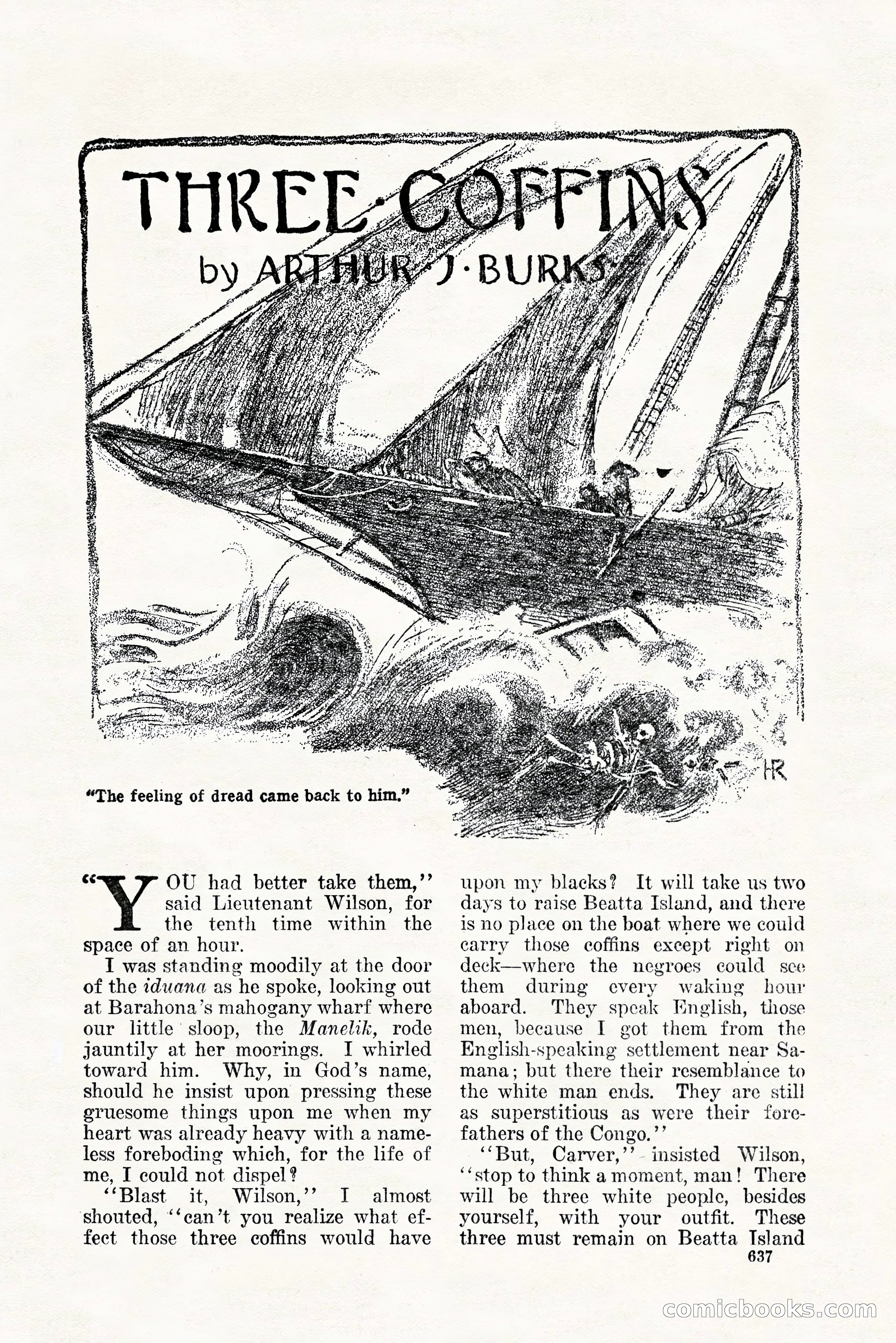 Weird Tales, Vol. 11, No. 5 — page 63 of 148