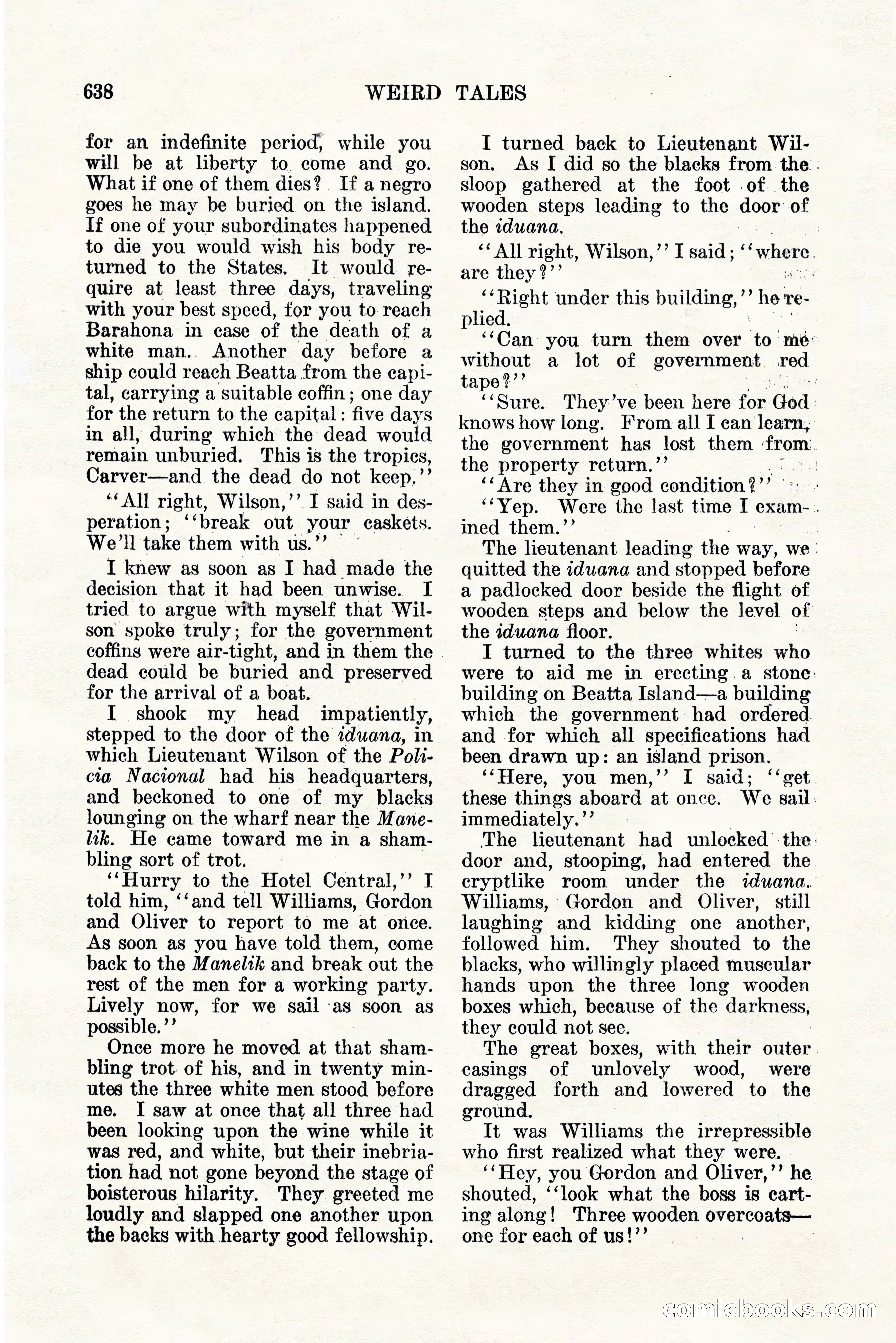 Weird Tales, Vol. 11, No. 5 — page 64 of 148