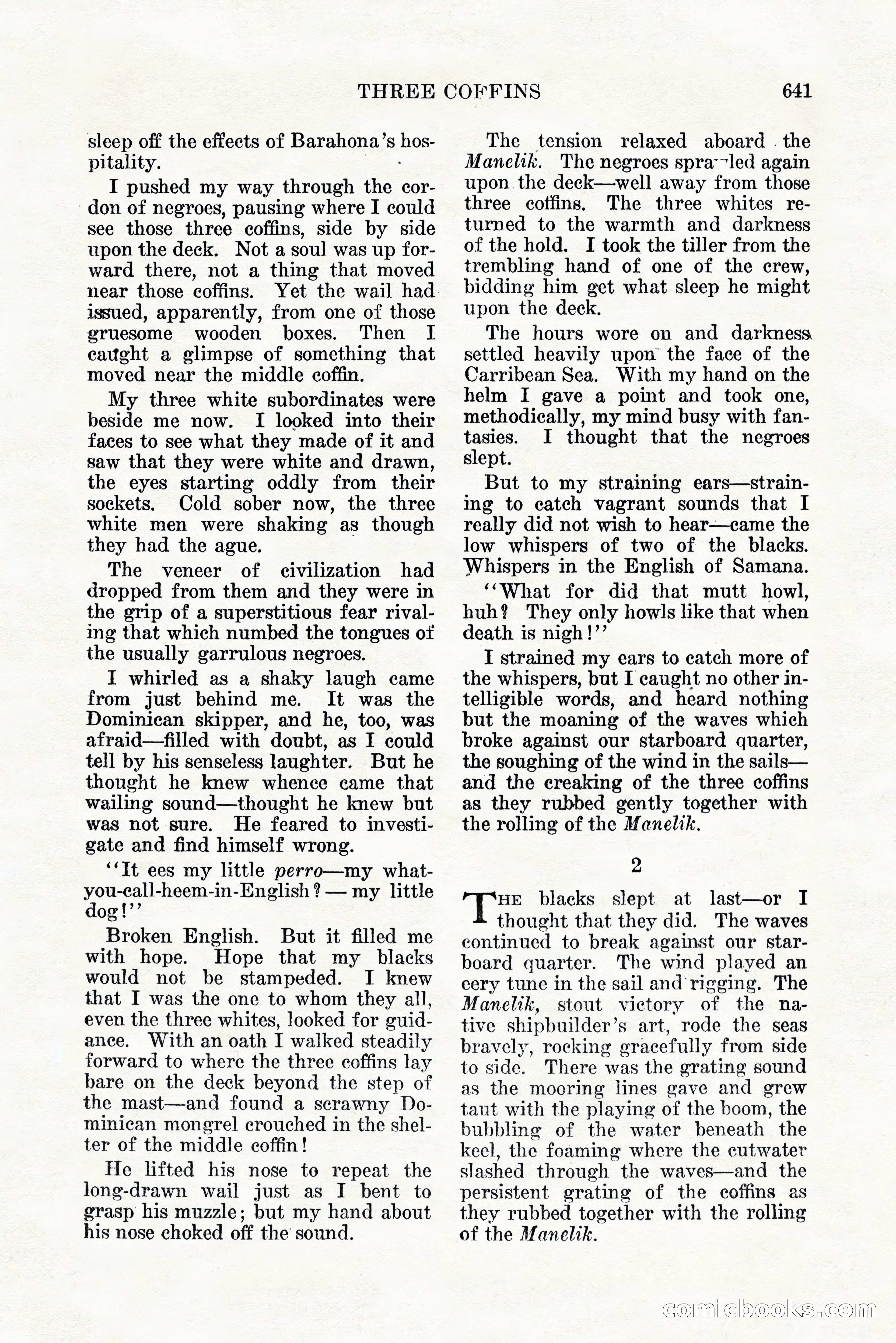 Weird Tales, Vol. 11, No. 5 — page 67 of 148