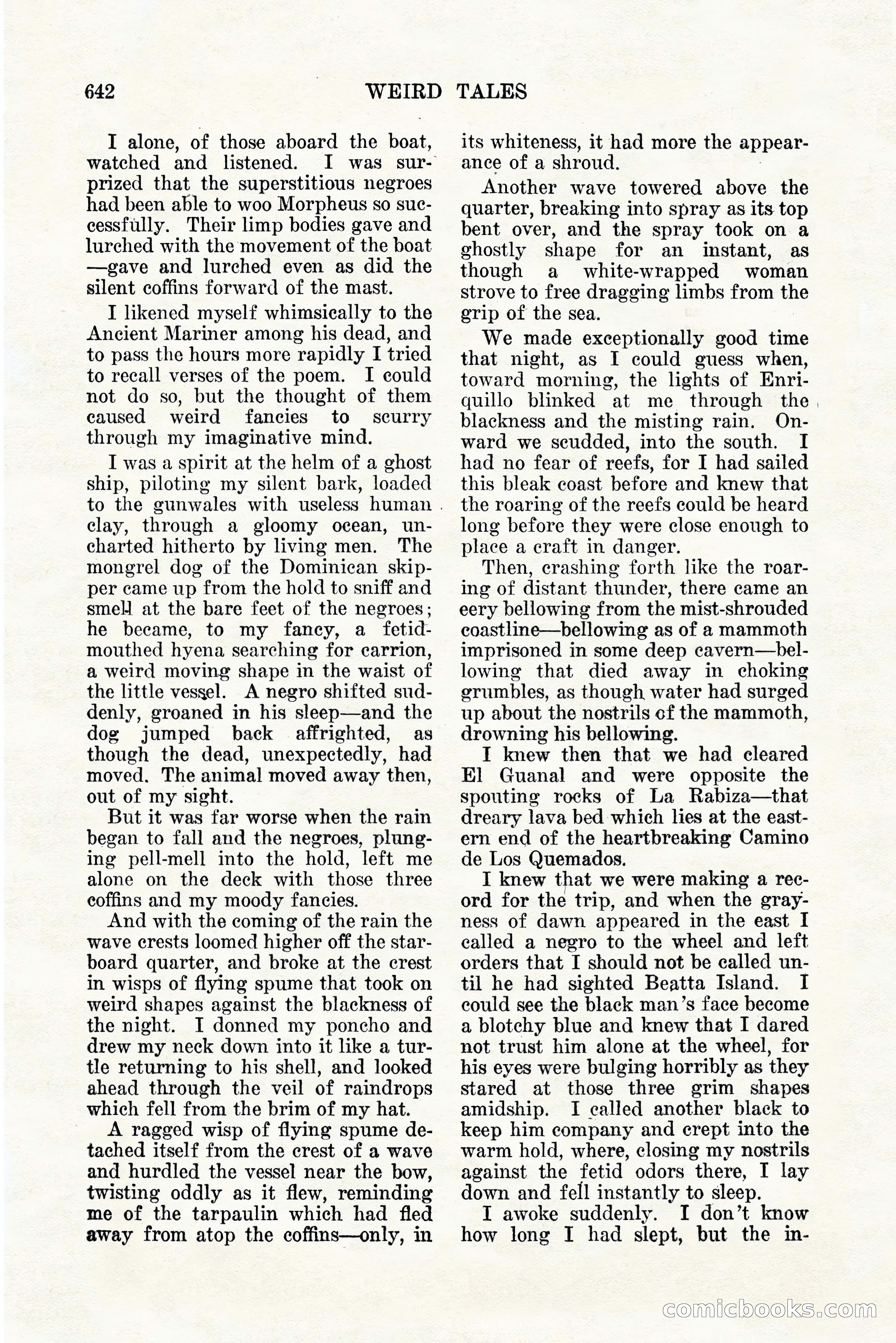 Weird Tales, Vol. 11, No. 5 — page 68 of 148