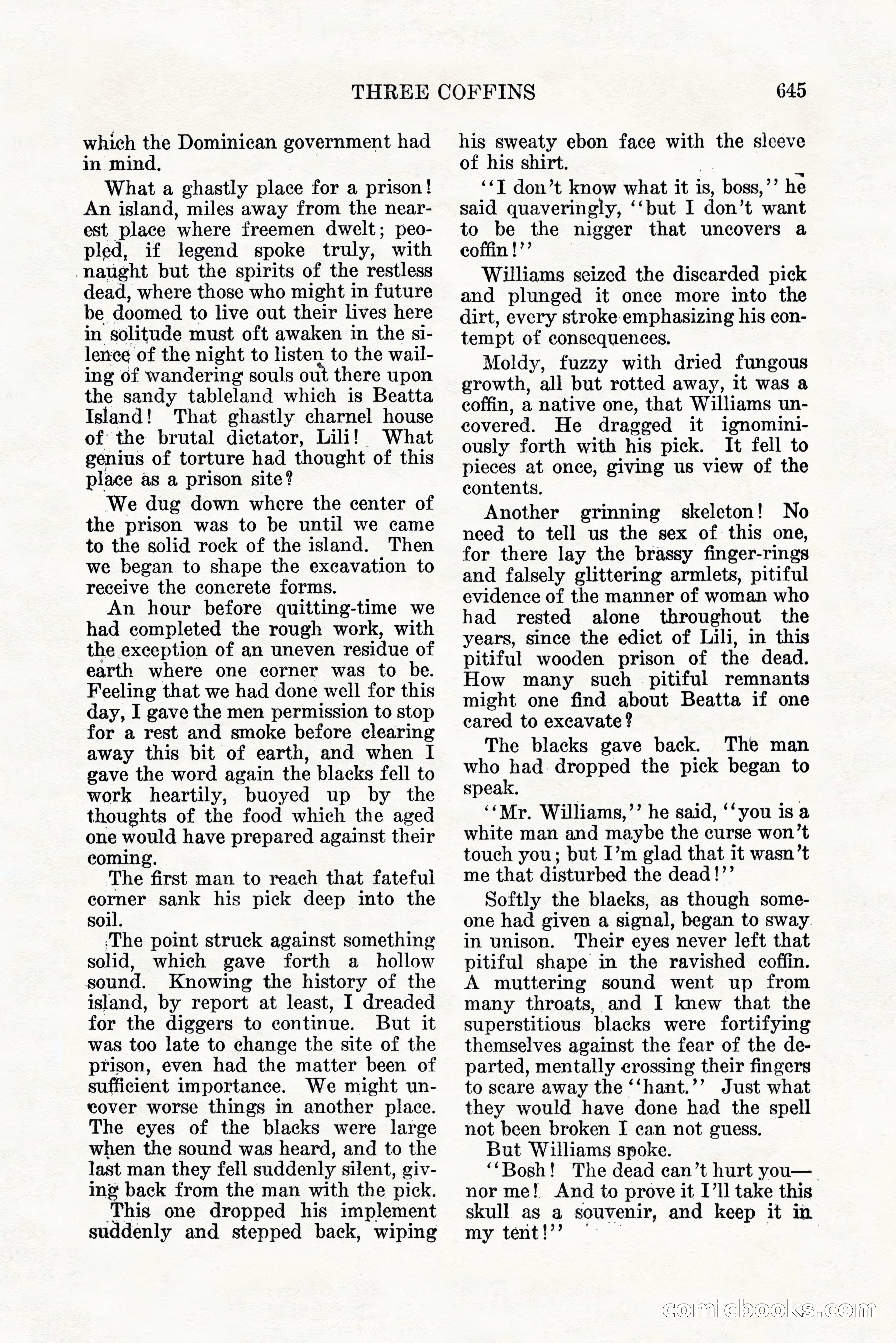 Weird Tales, Vol. 11, No. 5 — page 71 of 148