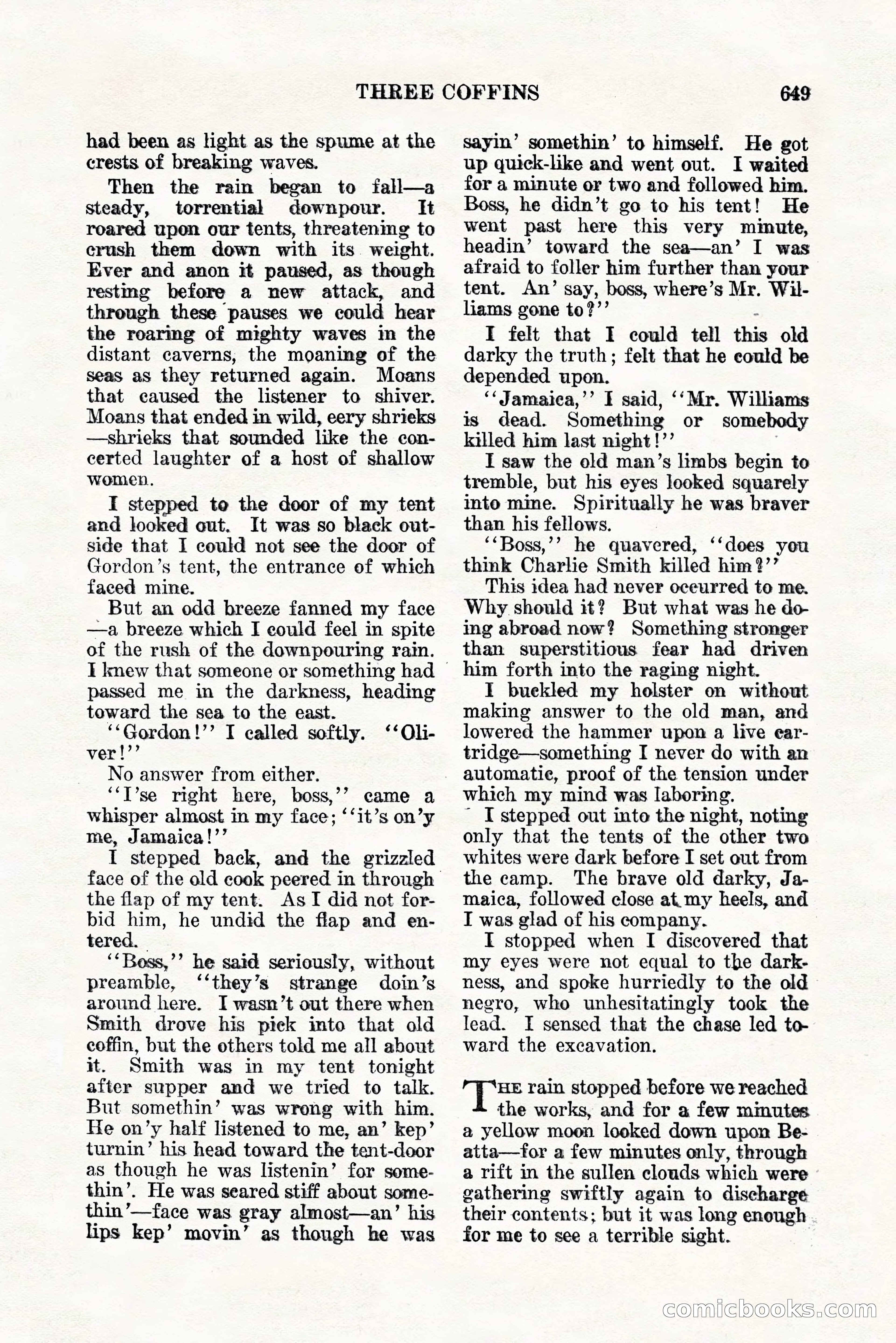 Weird Tales, Vol. 11, No. 5 — page 75 of 148