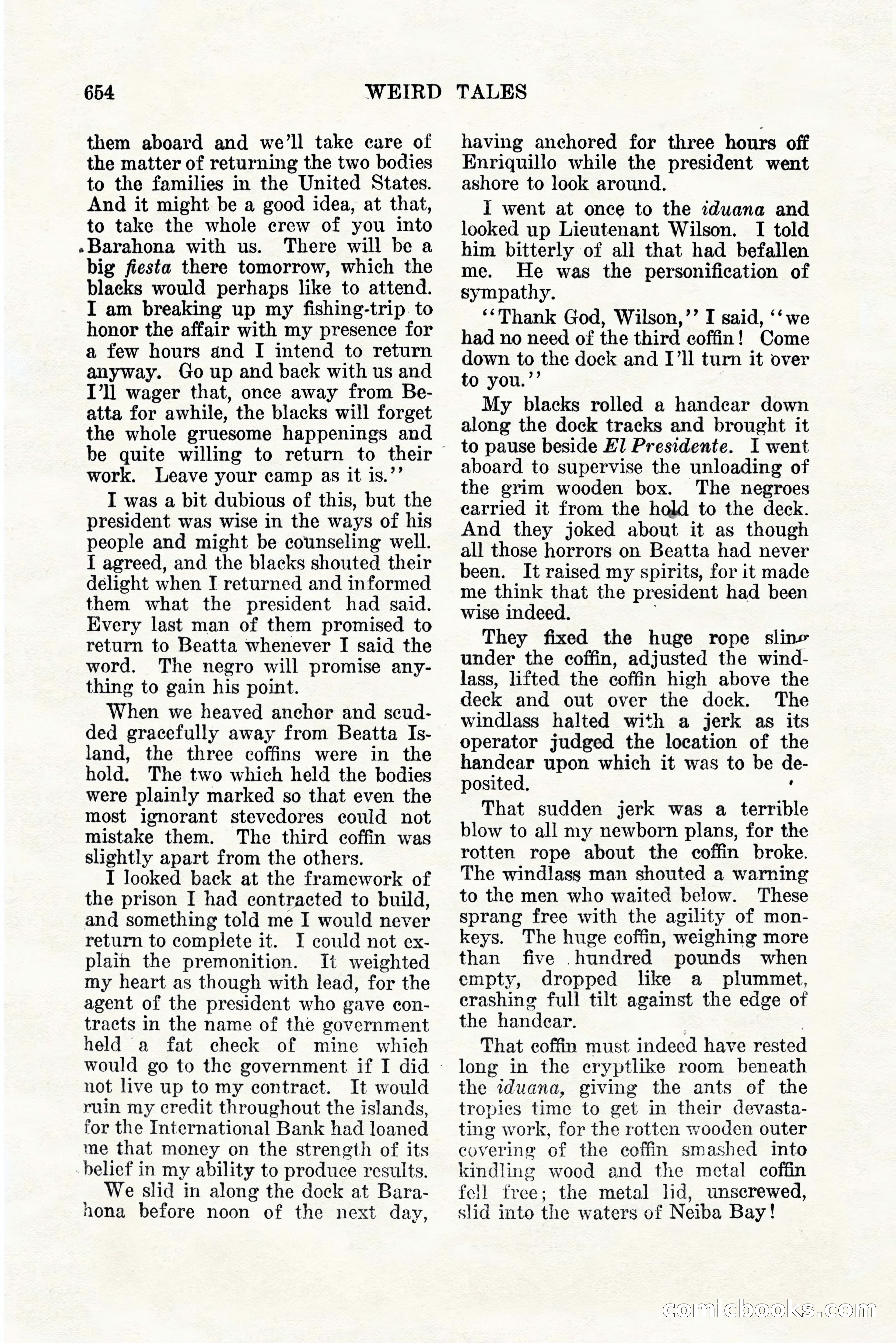 Weird Tales, Vol. 11, No. 5 — page 80 of 148