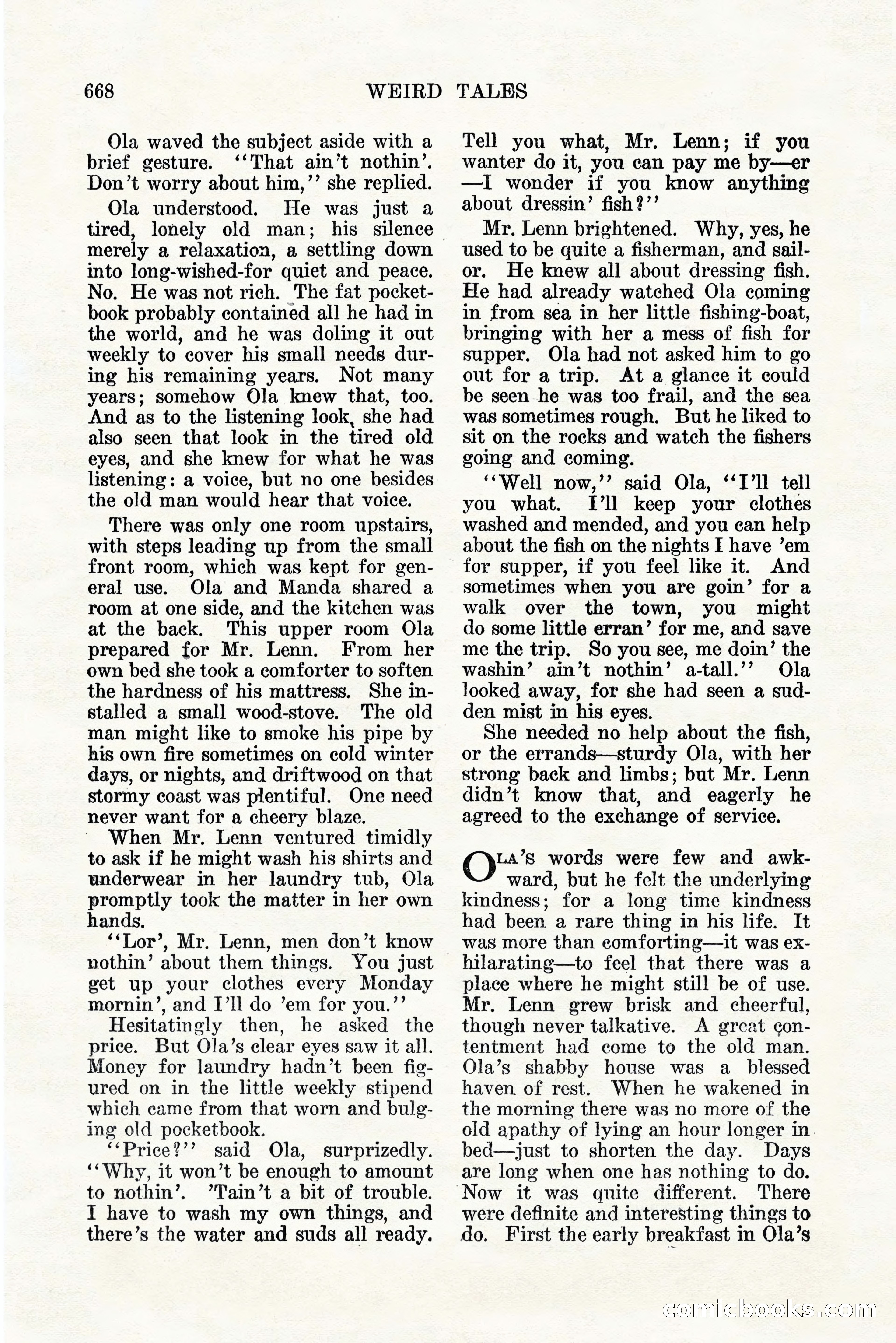 Weird Tales, Vol. 11, No. 5 — page 94 of 148