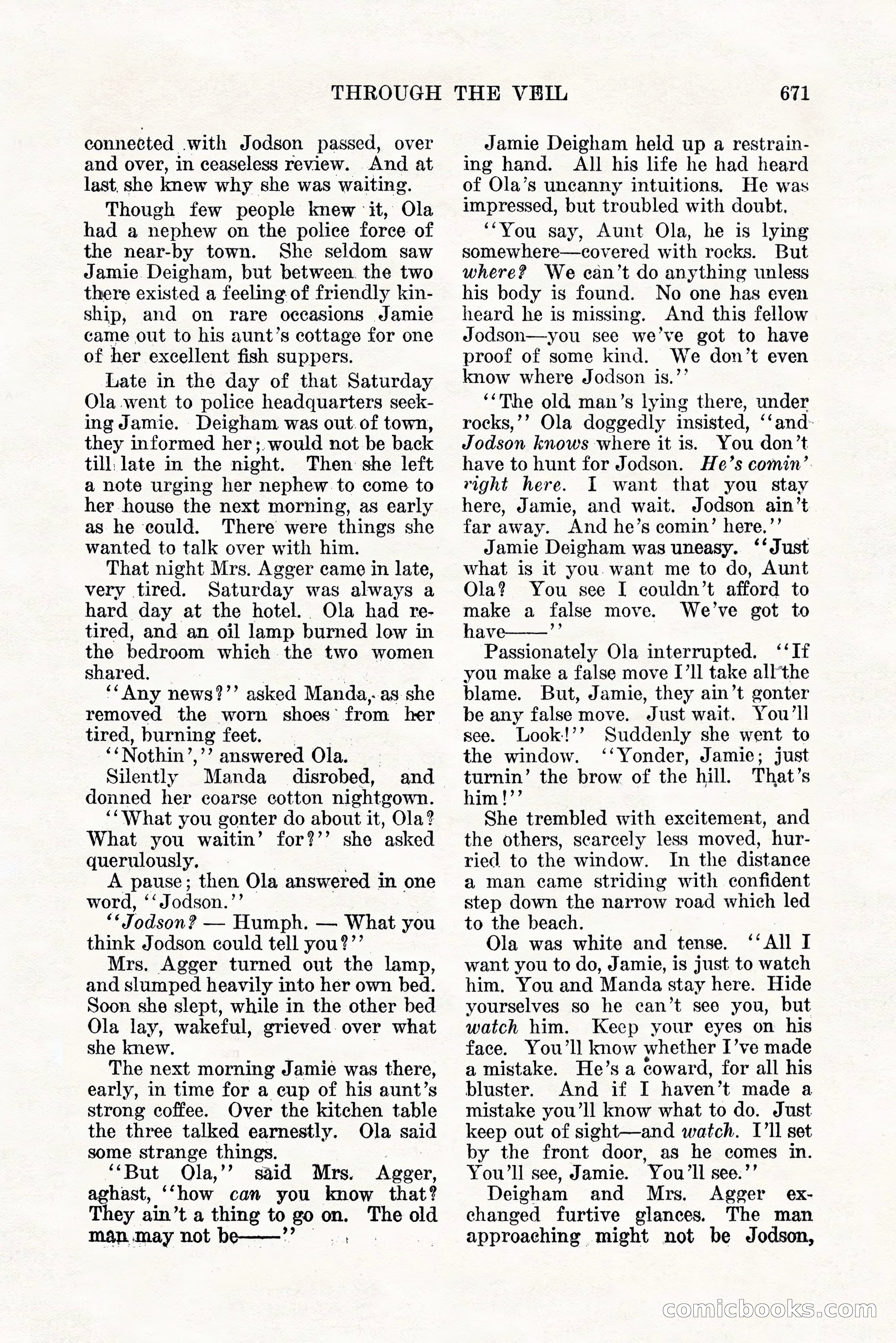Weird Tales, Vol. 11, No. 5 — page 97 of 148