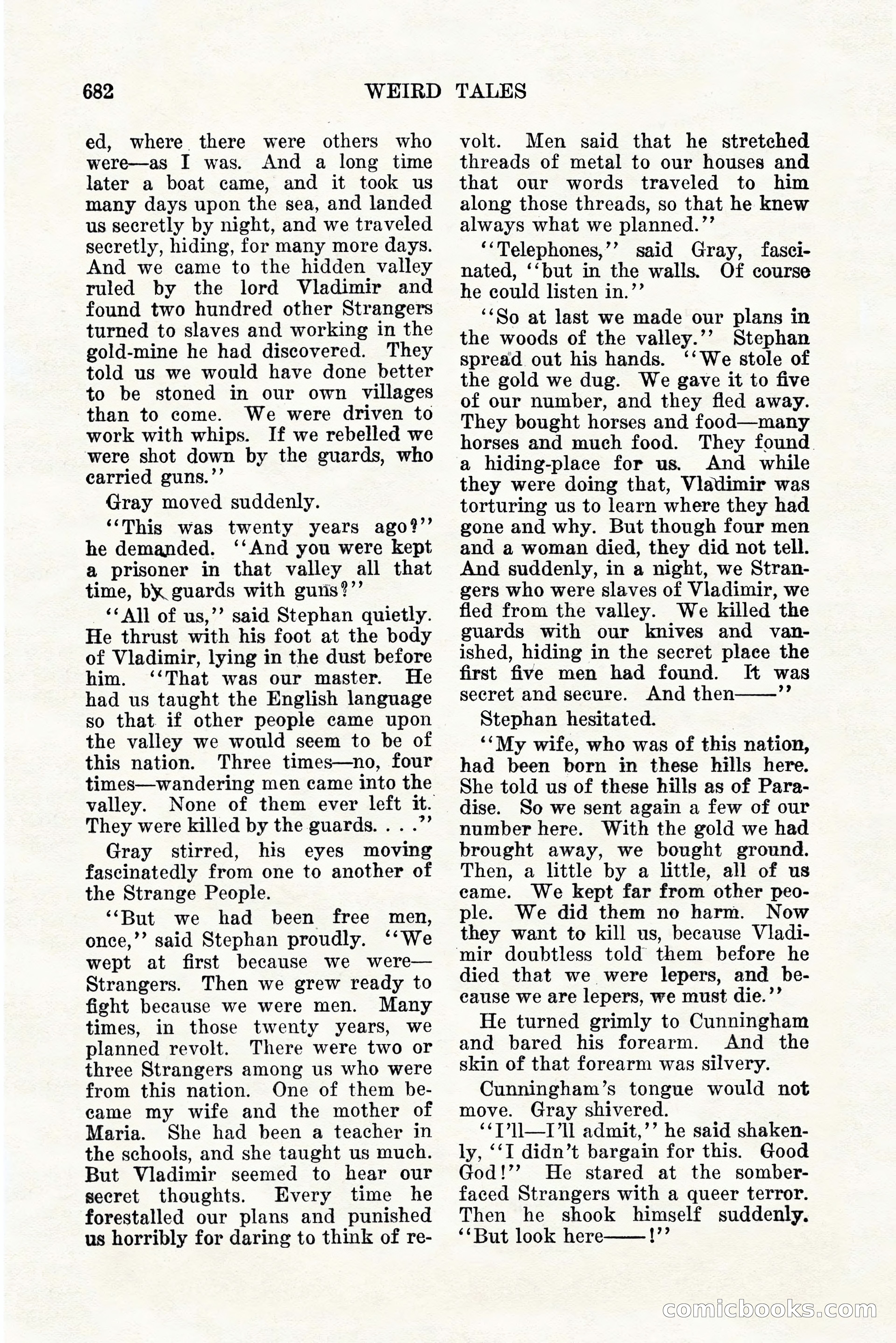 Weird Tales, Vol. 11, No. 5 — page 108 of 148