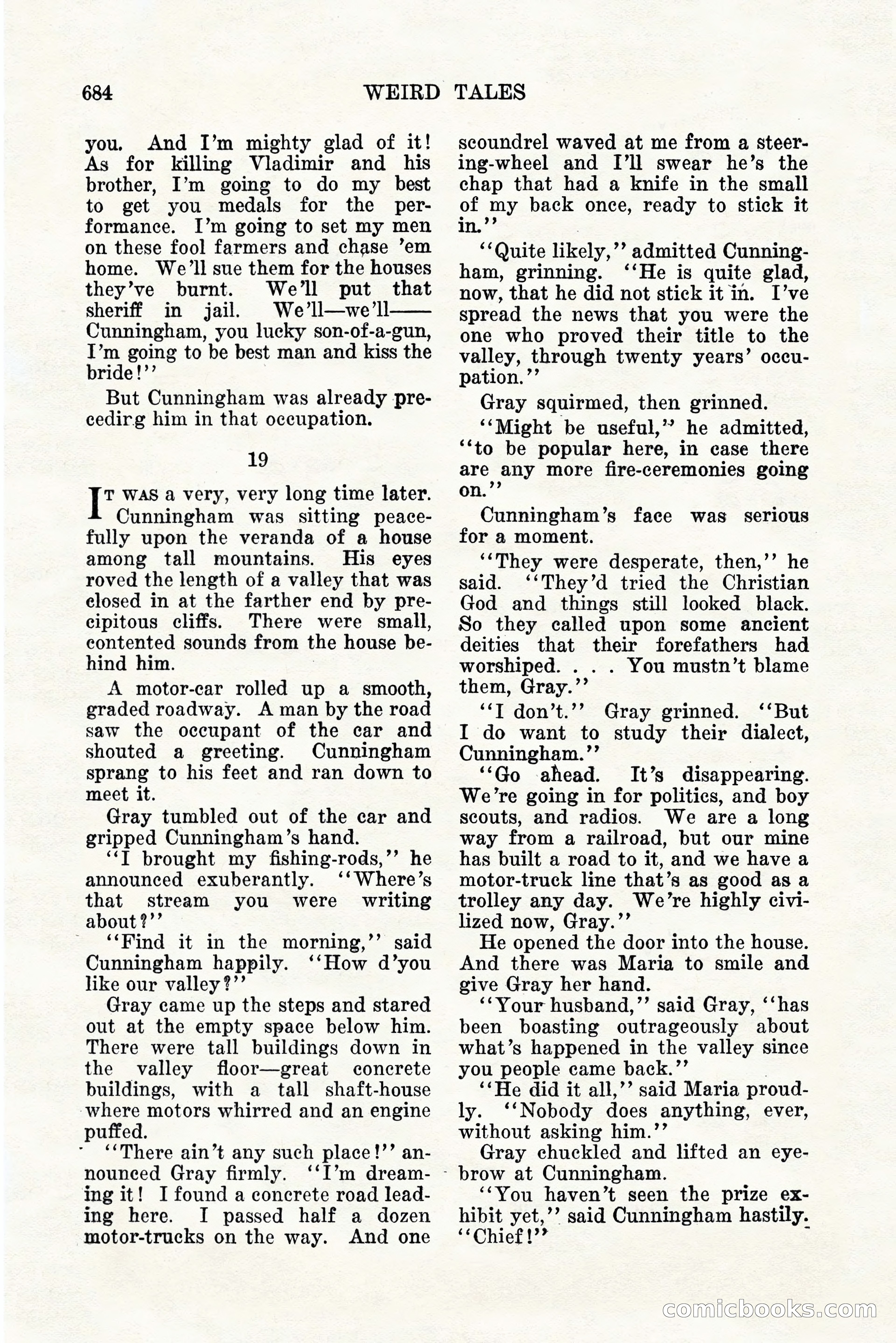 Weird Tales, Vol. 11, No. 5 — page 110 of 148