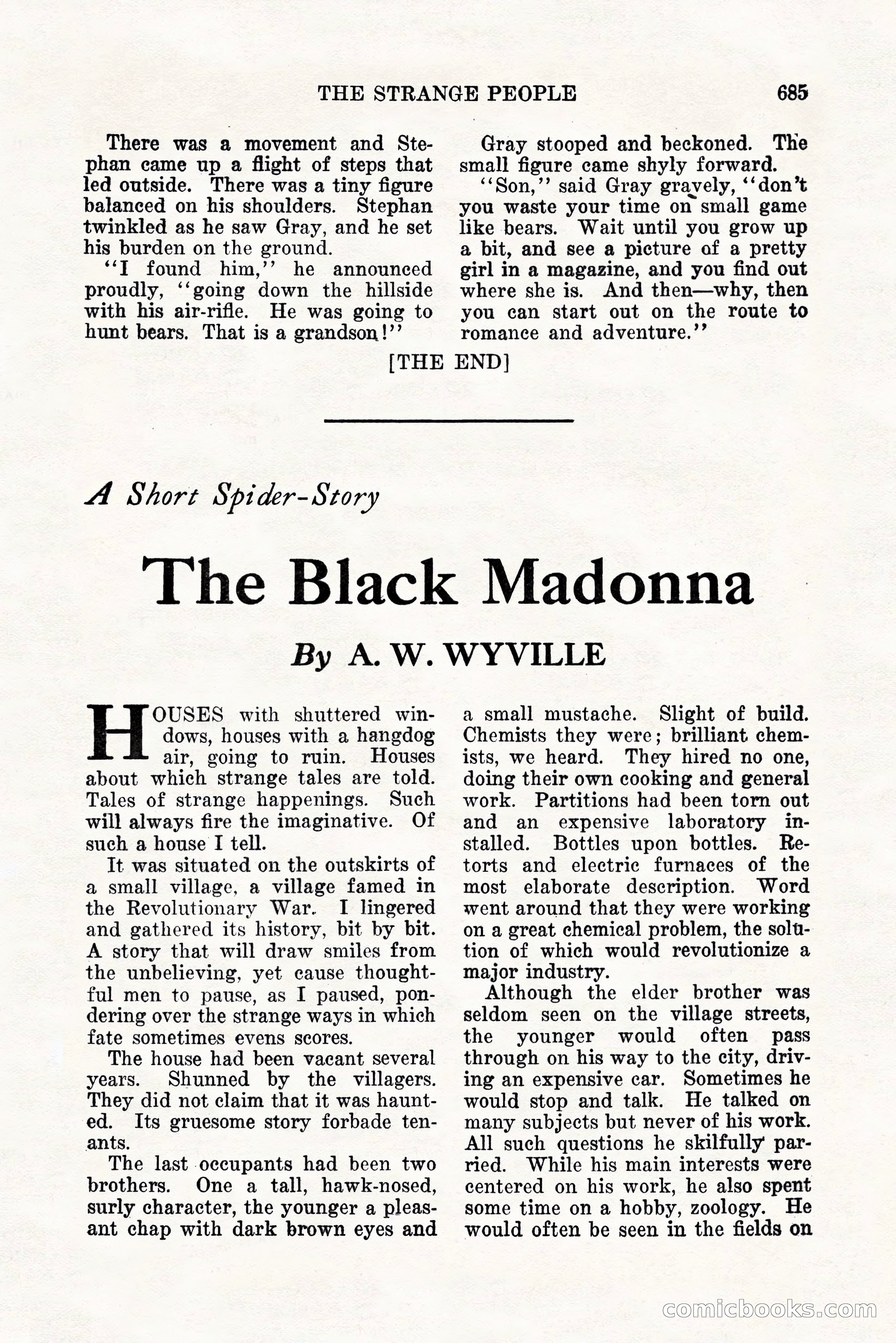 Weird Tales, Vol. 11, No. 5 — page 111 of 148