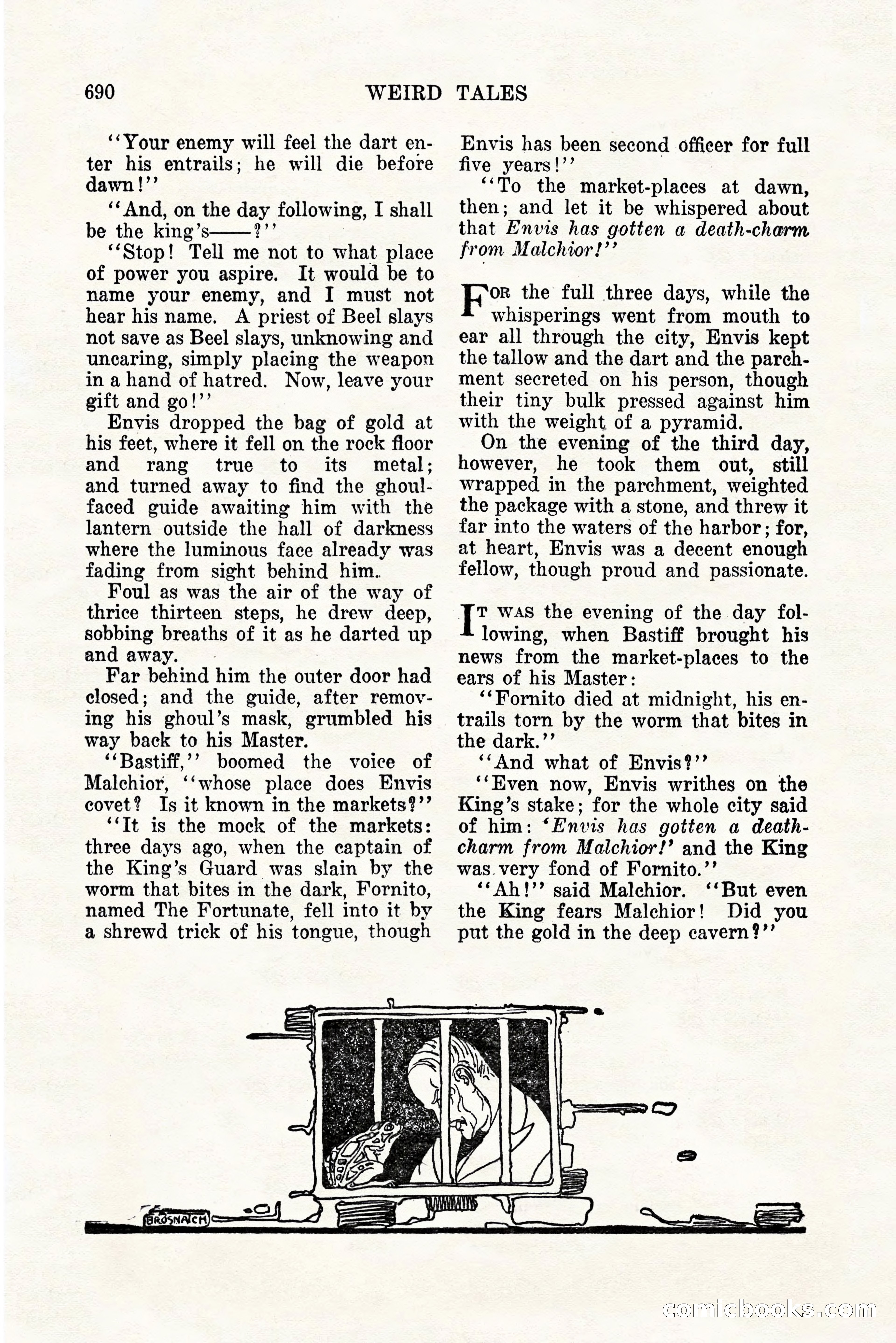 Weird Tales, Vol. 11, No. 5 — page 116 of 148