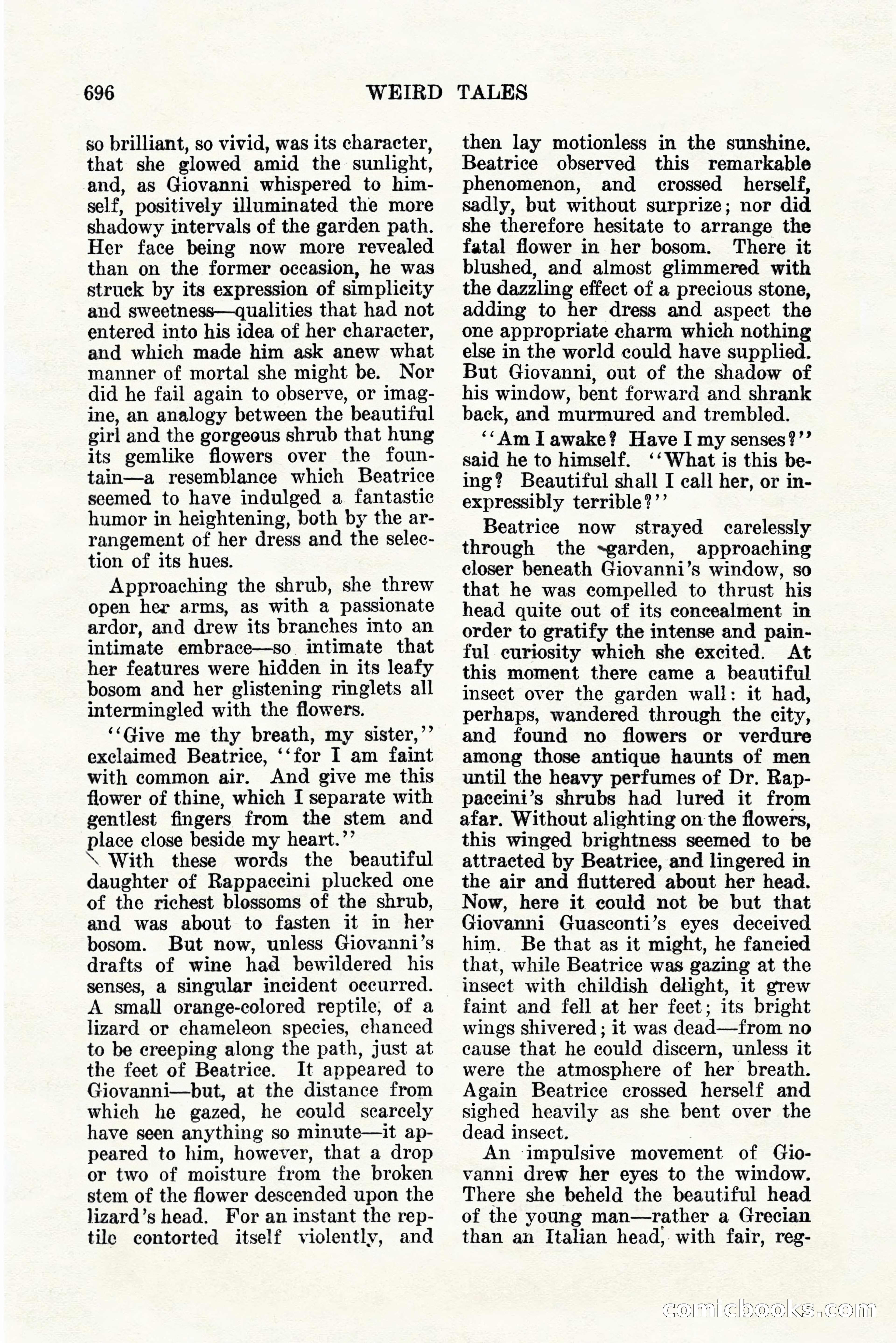 Weird Tales, Vol. 11, No. 5 — page 122 of 148