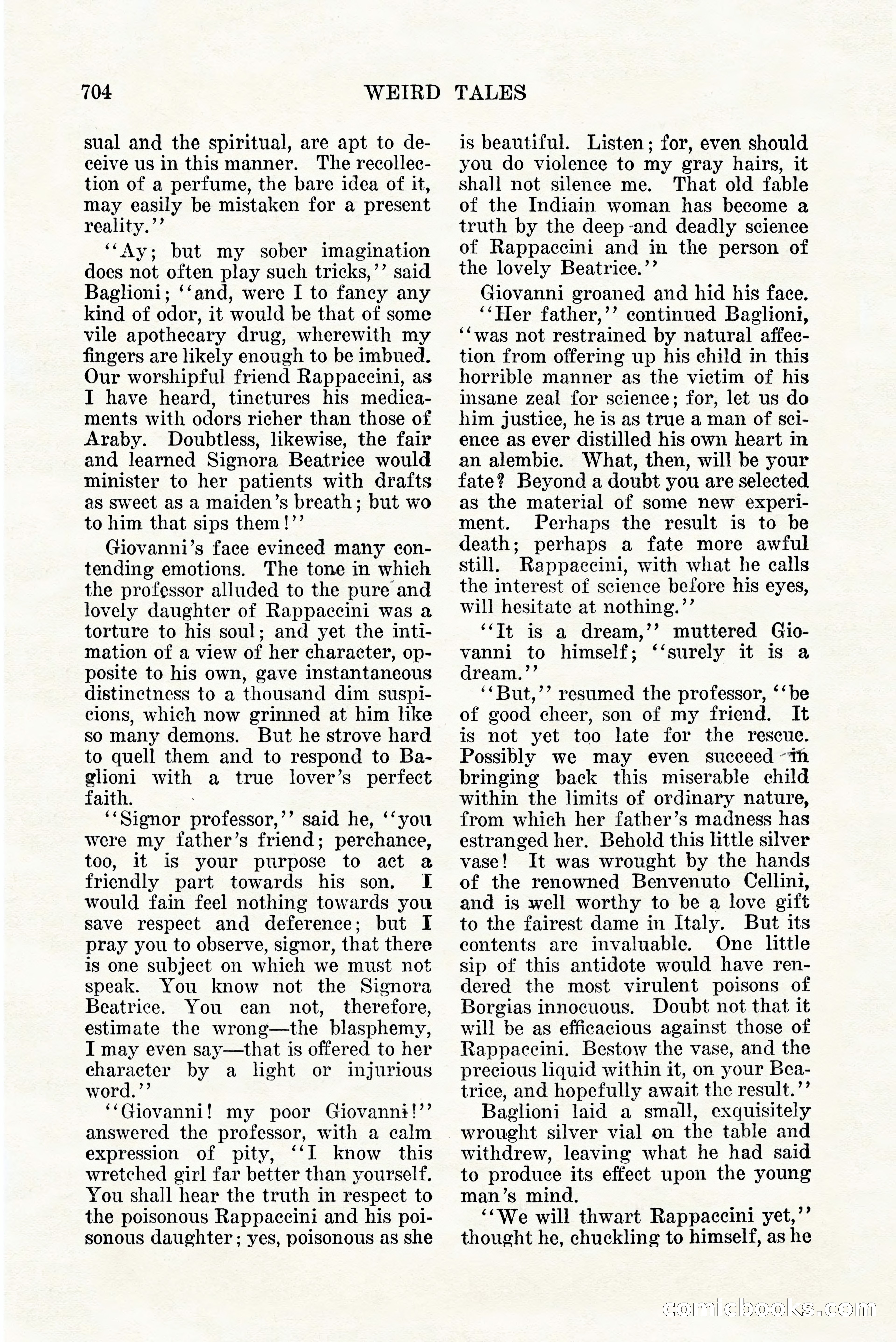 Weird Tales, Vol. 11, No. 5 — page 130 of 148