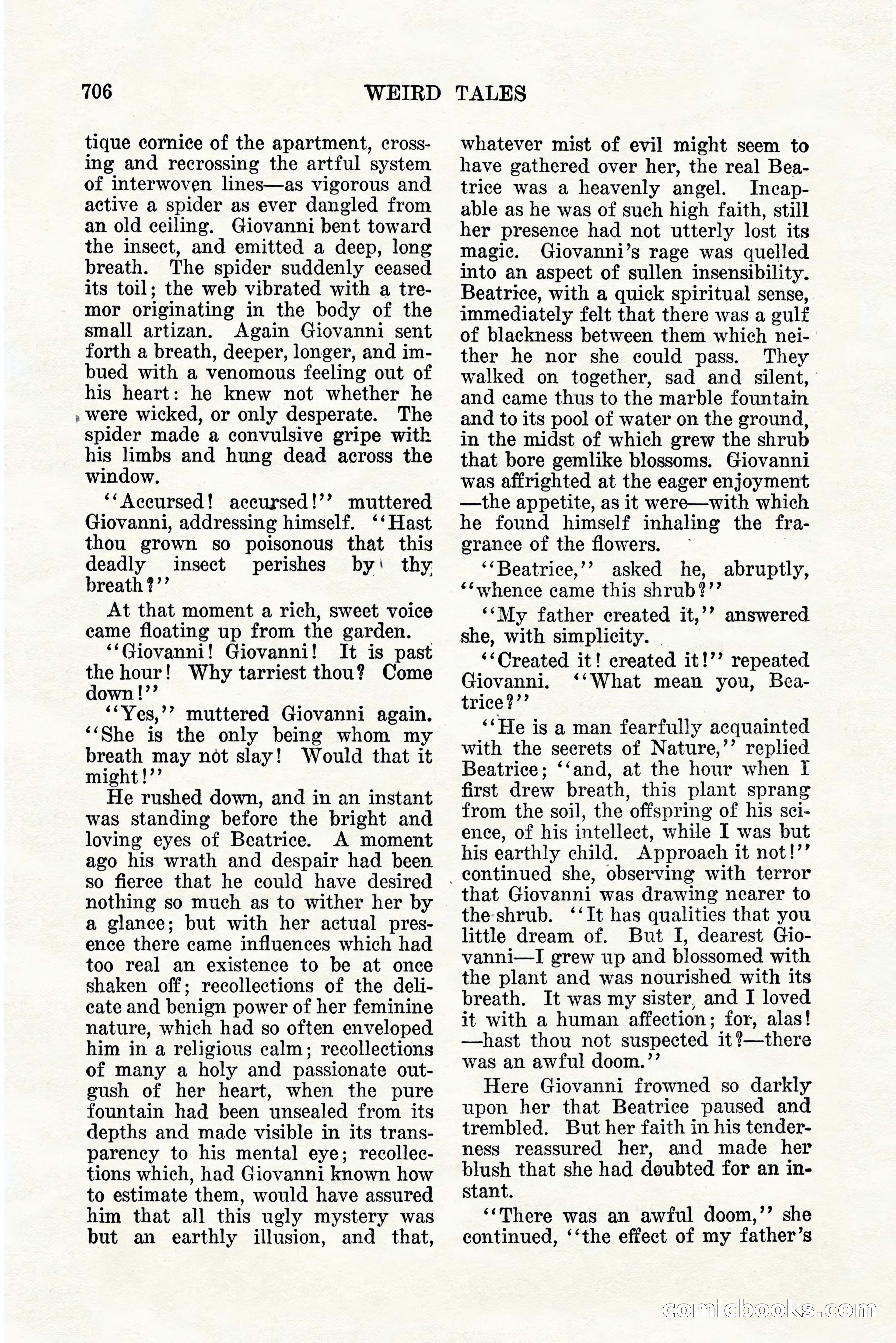 Weird Tales, Vol. 11, No. 5 — page 132 of 148
