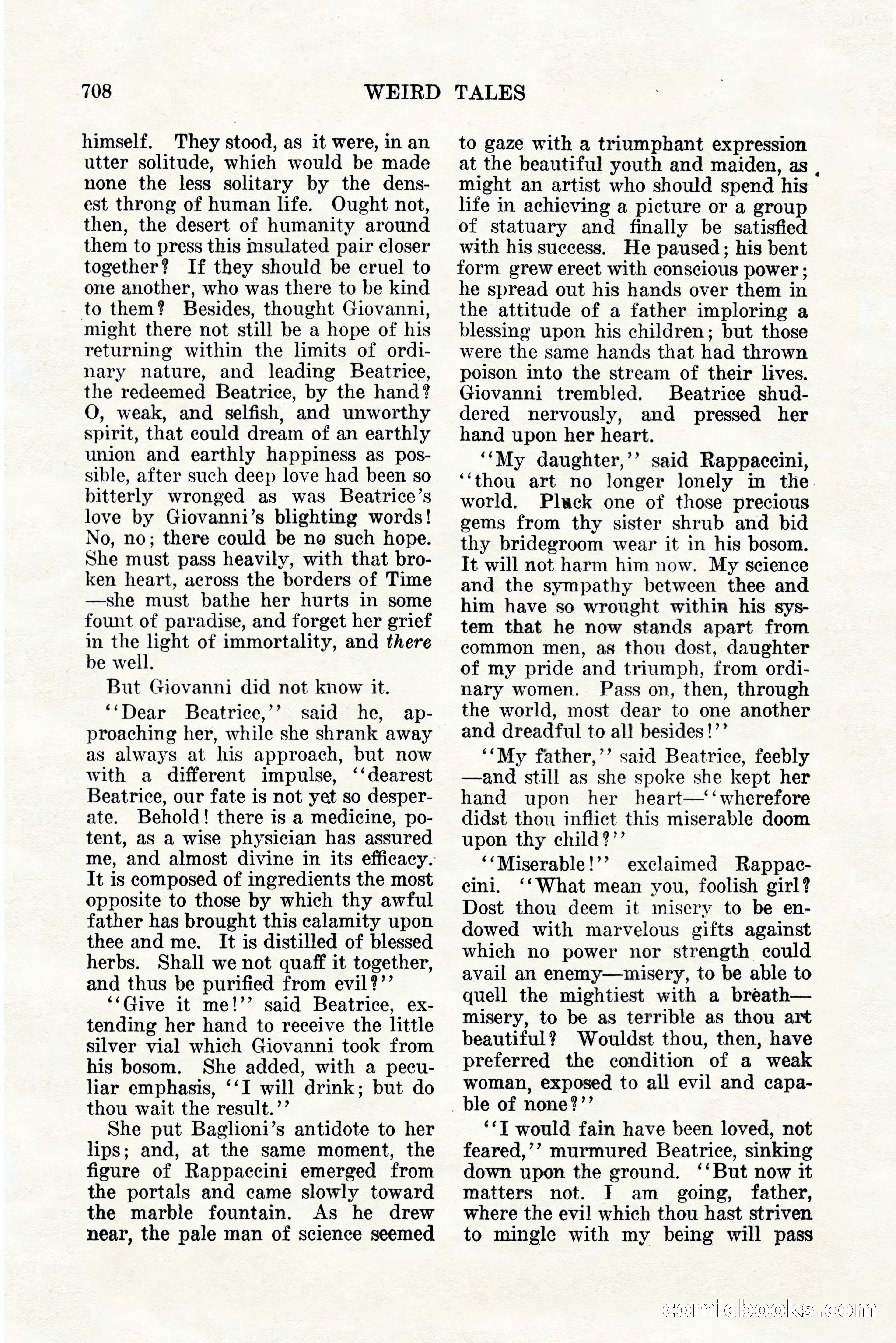 Weird Tales, Vol. 11, No. 5 — page 134 of 148