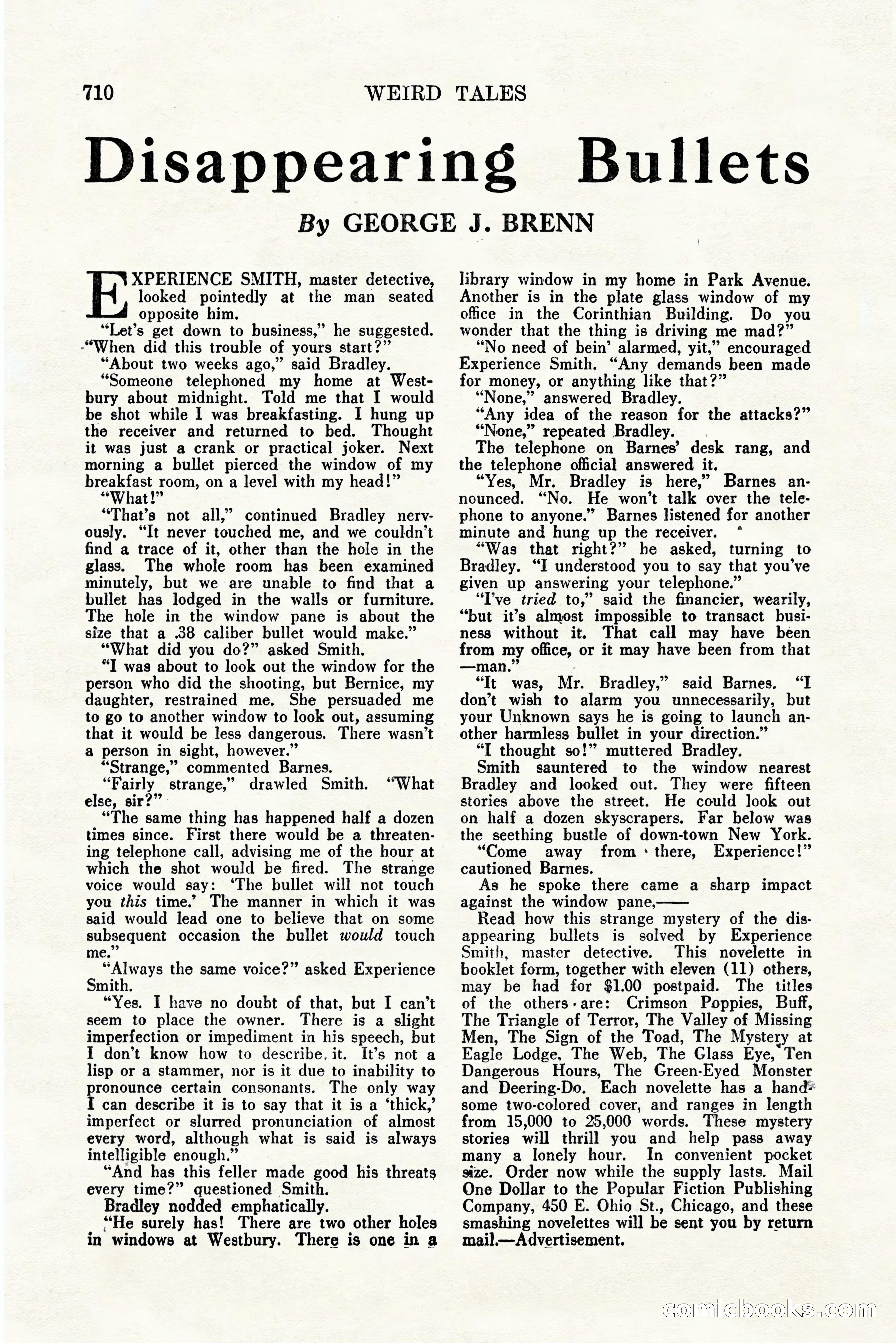 Weird Tales, Vol. 11, No. 5 — page 136 of 148
