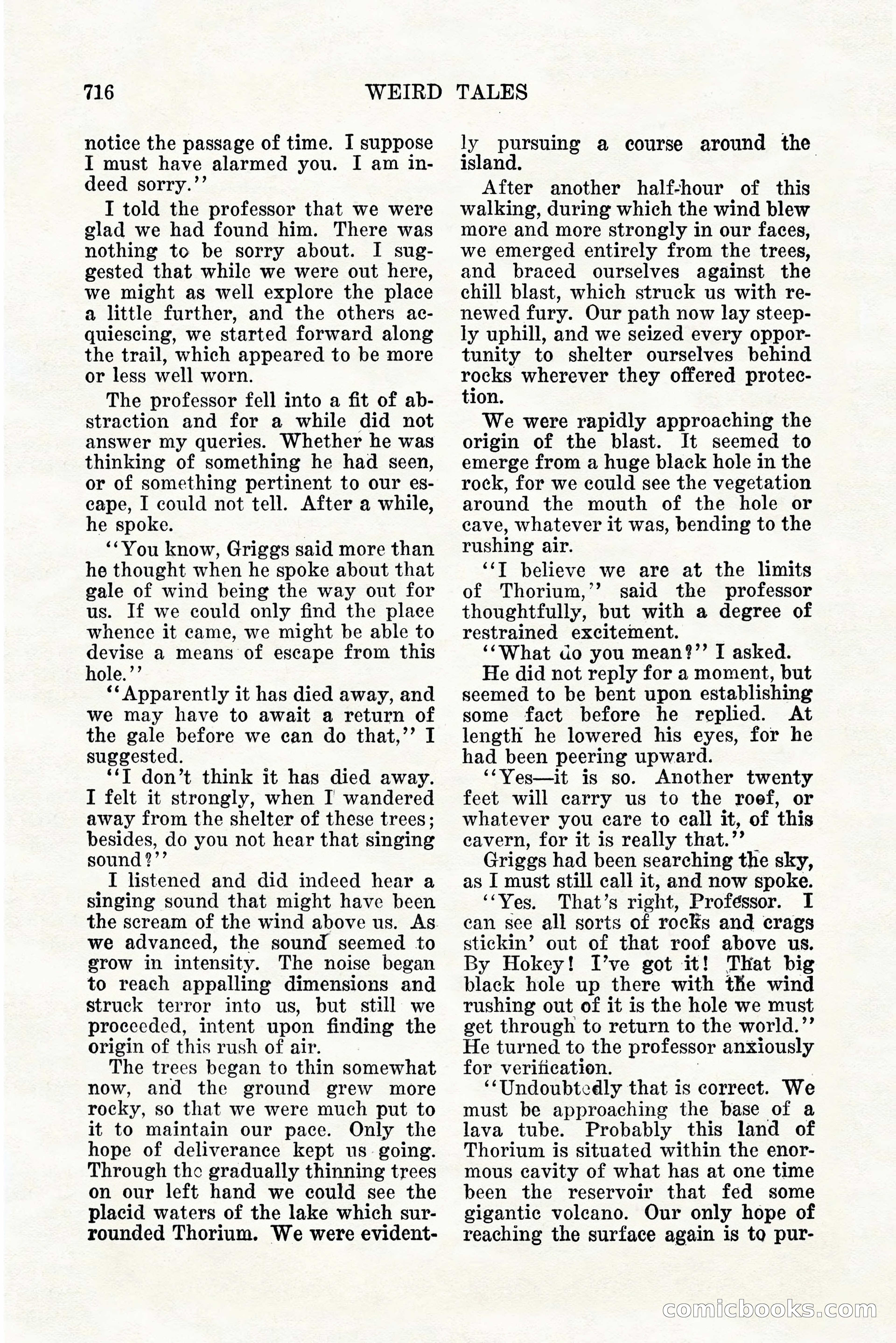 Weird Tales, Vol. 11, No. 5 — page 142 of 148