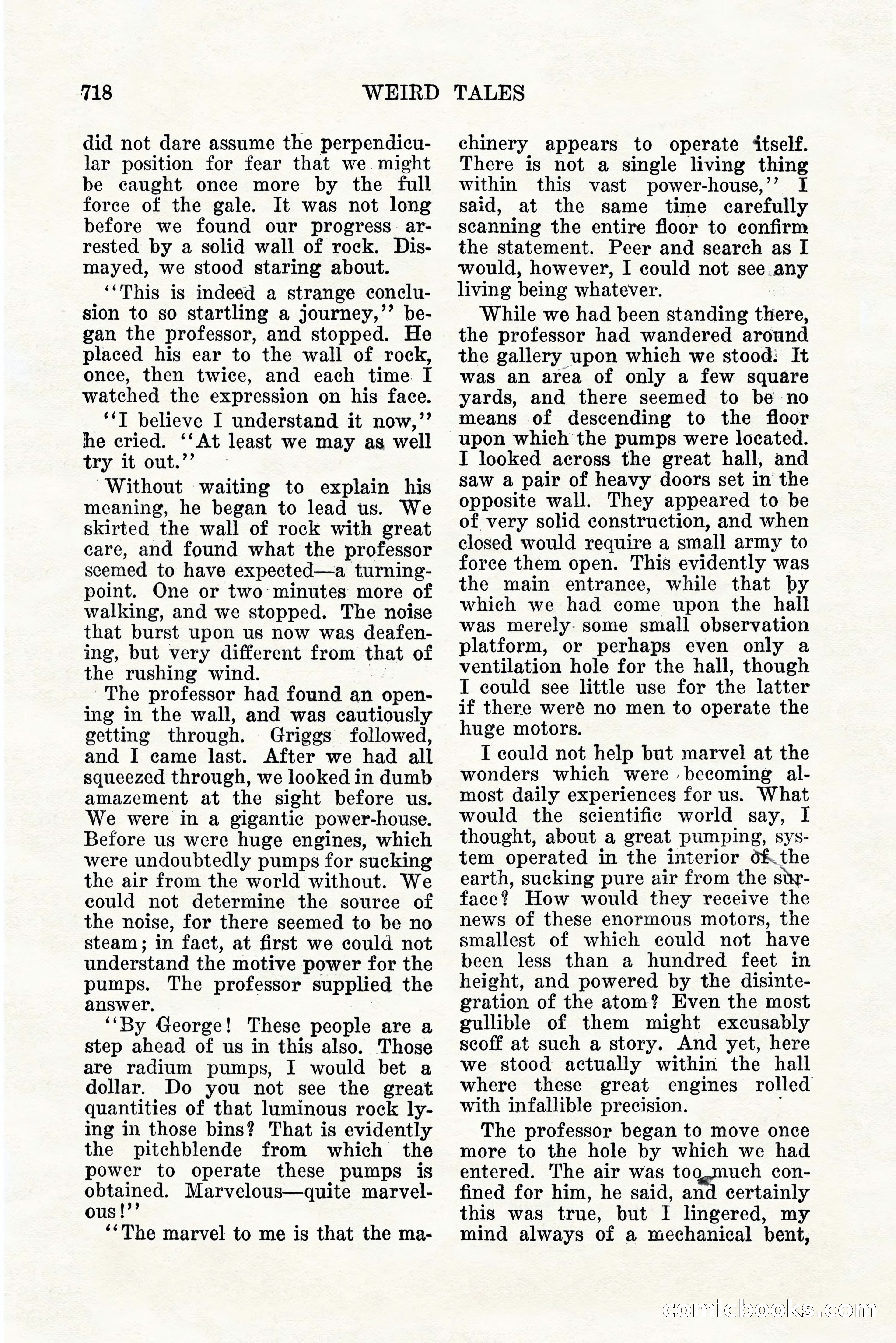 Weird Tales, Vol. 11, No. 5 — page 144 of 148