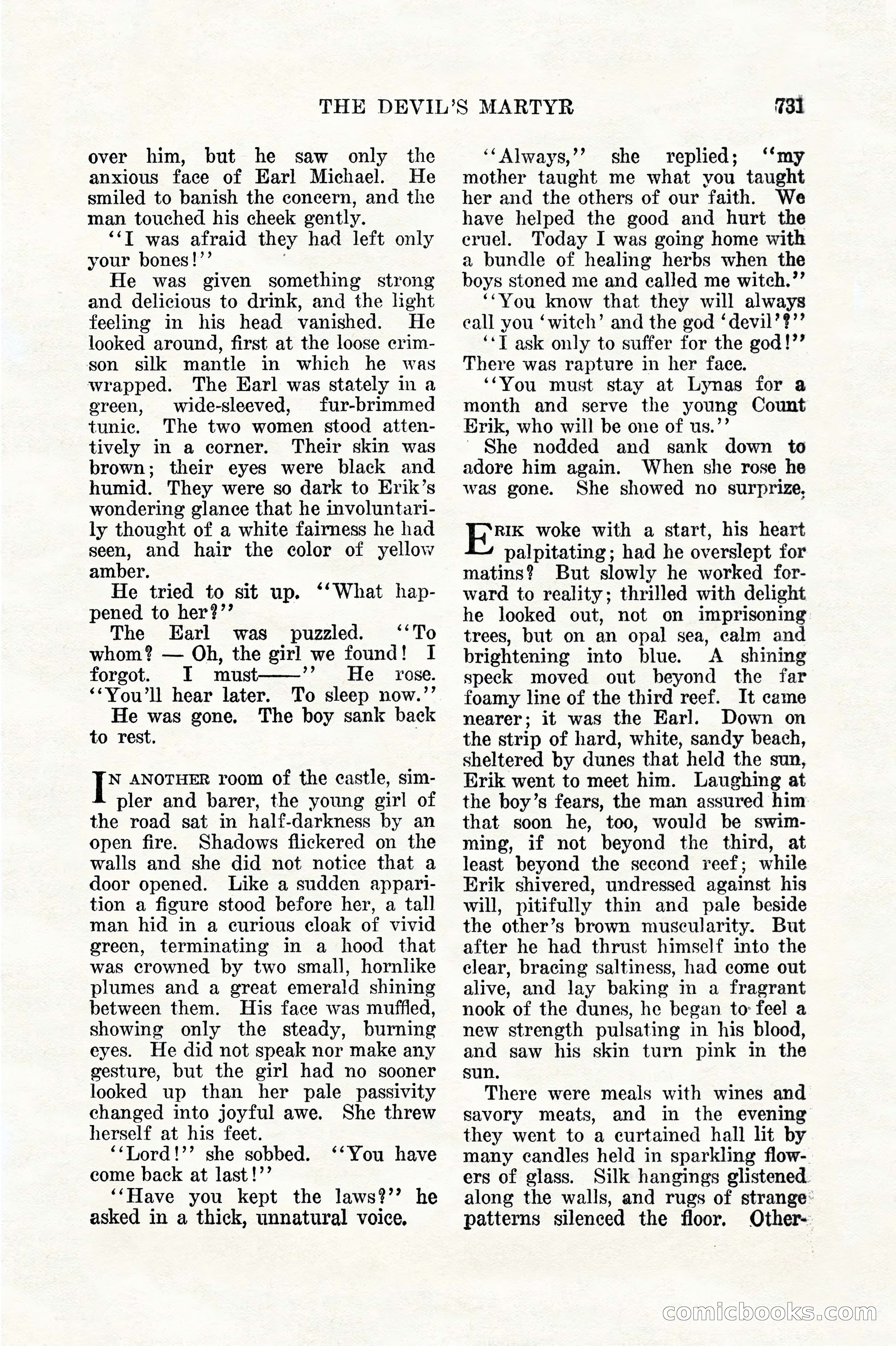 Weird Tales, Vol. 11, No. 6 — page 13 of 148