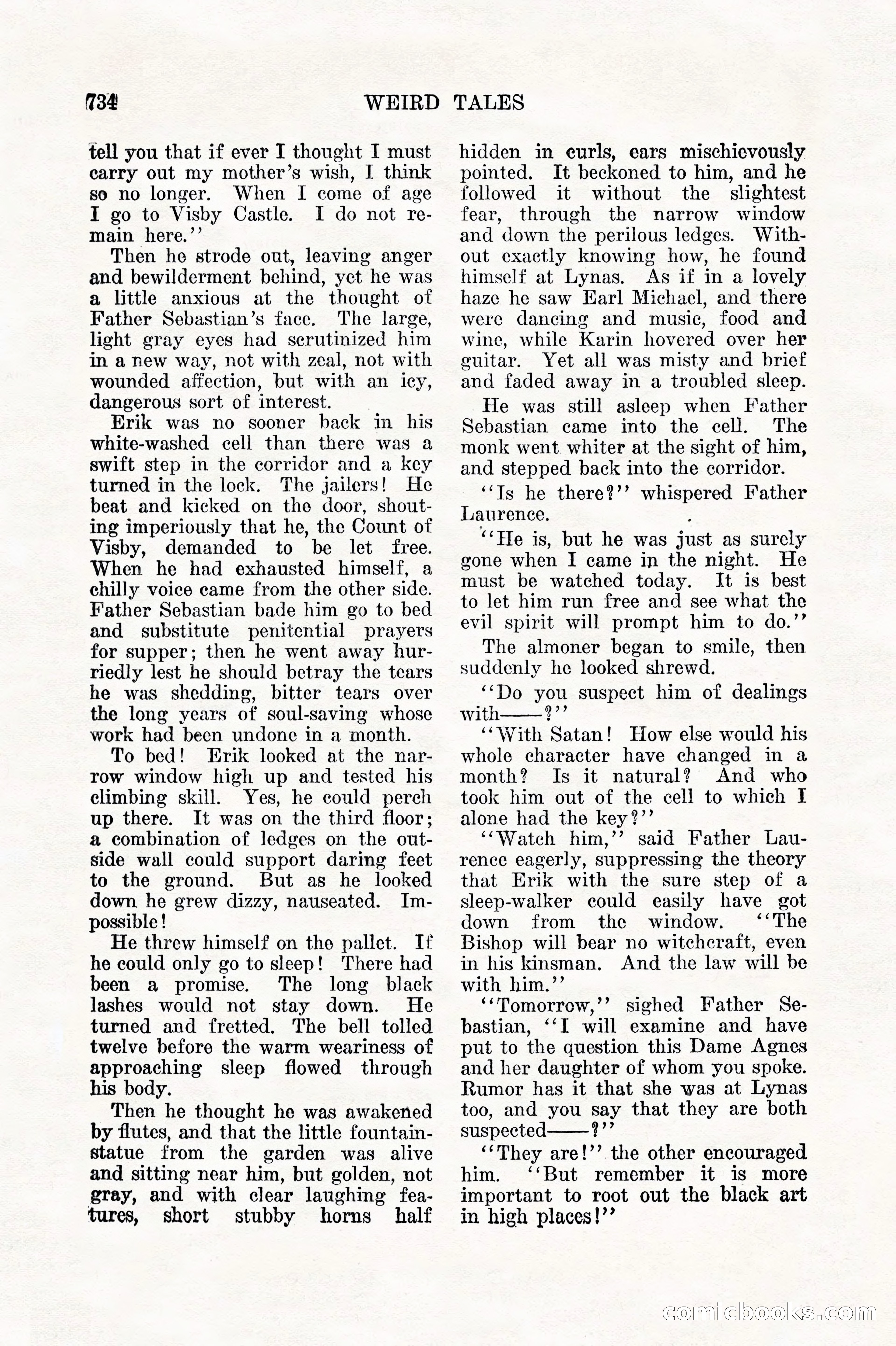 Weird Tales, Vol. 11, No. 6 — page 16 of 148