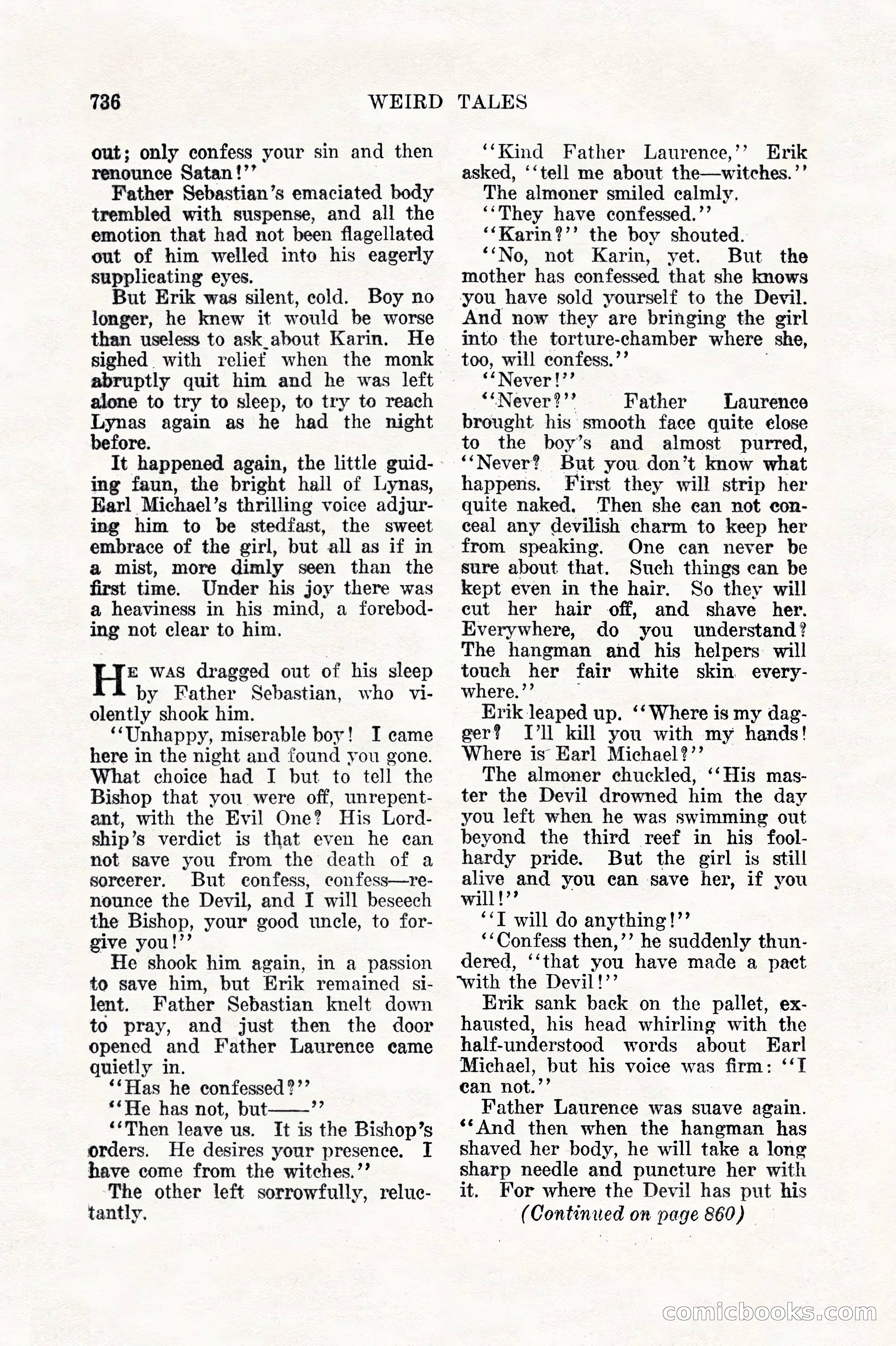 Weird Tales, Vol. 11, No. 6 — page 18 of 148