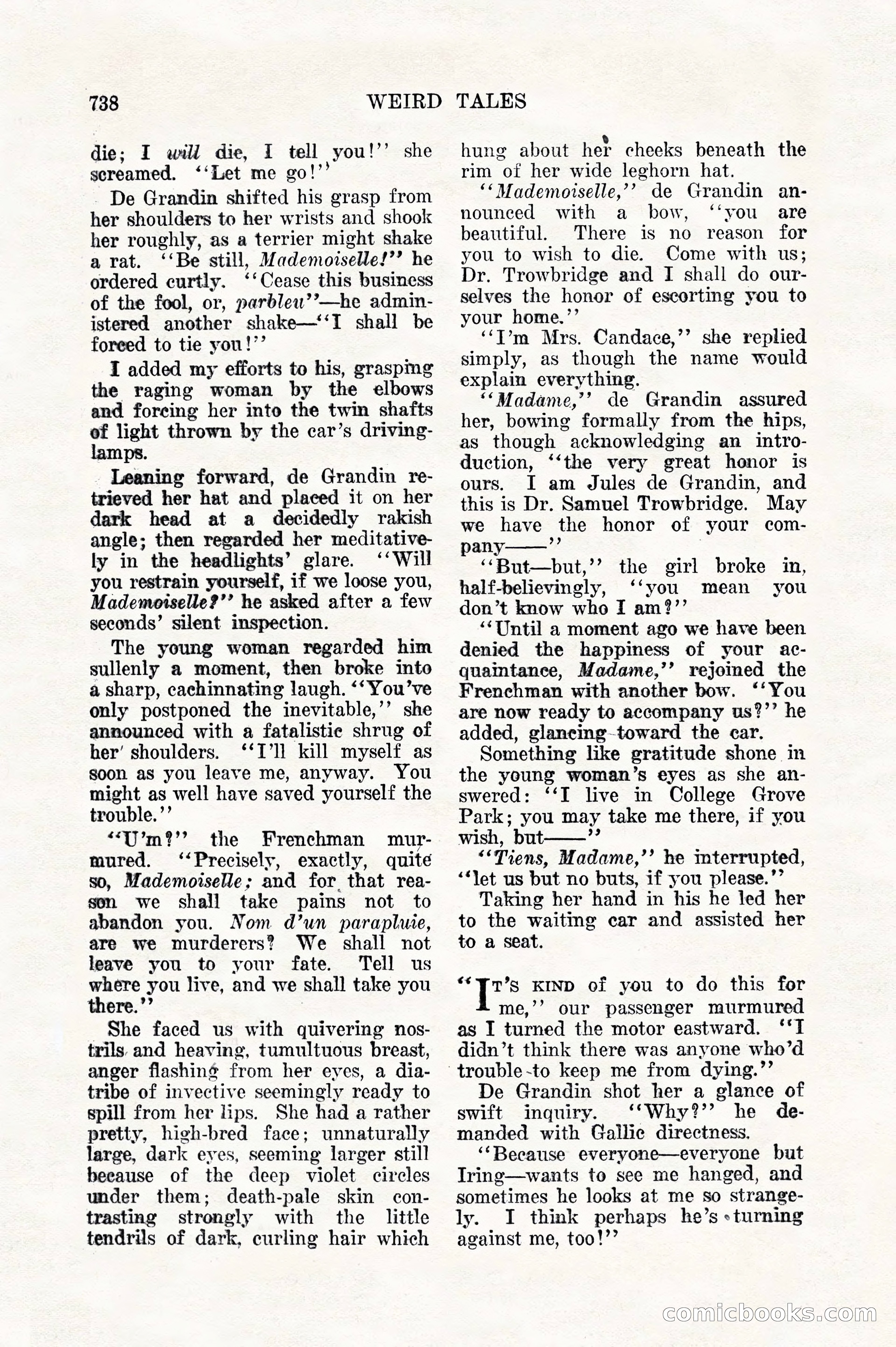 Weird Tales, Vol. 11, No. 6 — page 20 of 148