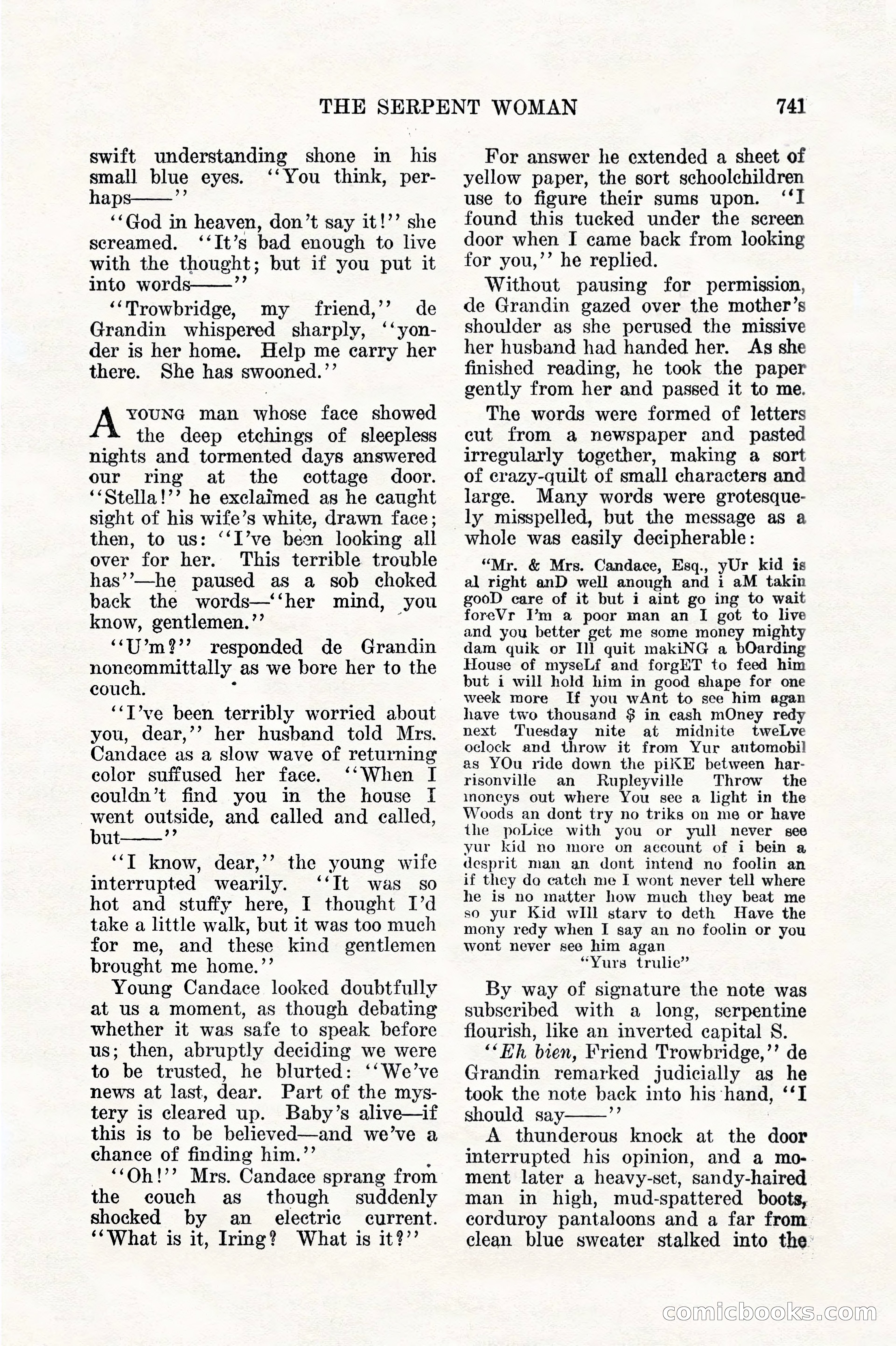 Weird Tales, Vol. 11, No. 6 — page 23 of 148