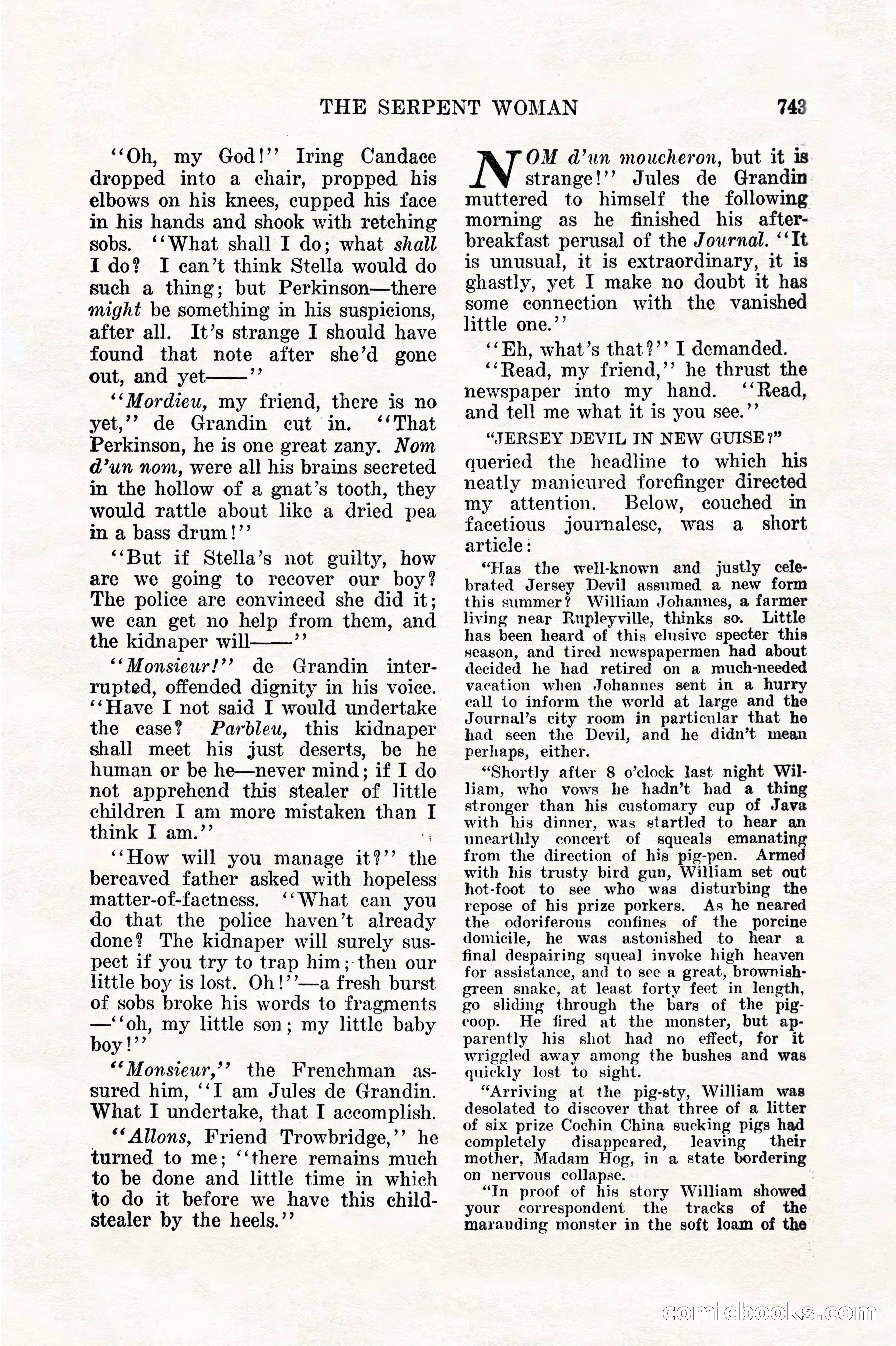 Weird Tales, Vol. 11, No. 6 — page 25 of 148