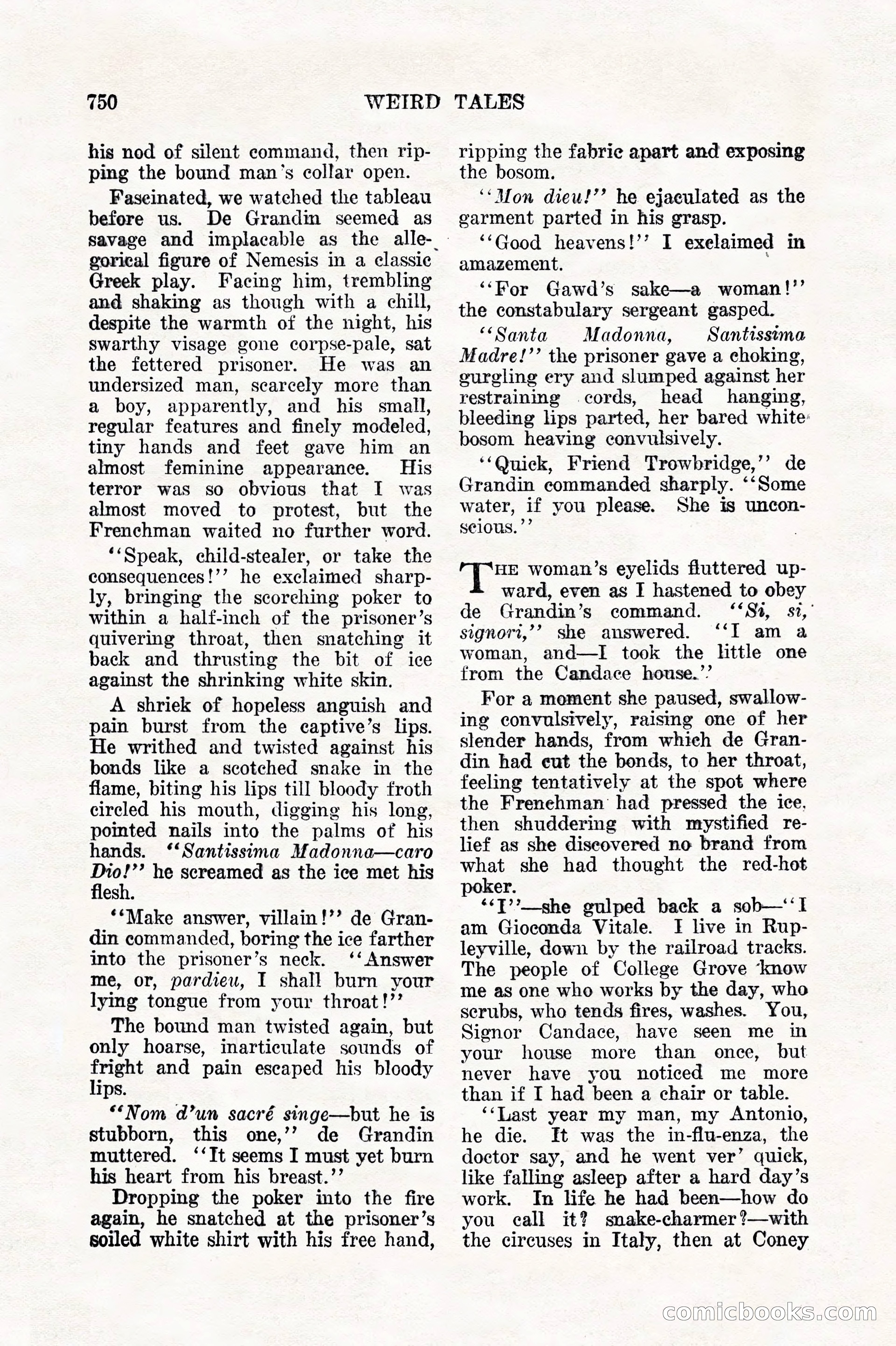 Weird Tales, Vol. 11, No. 6 — page 32 of 148