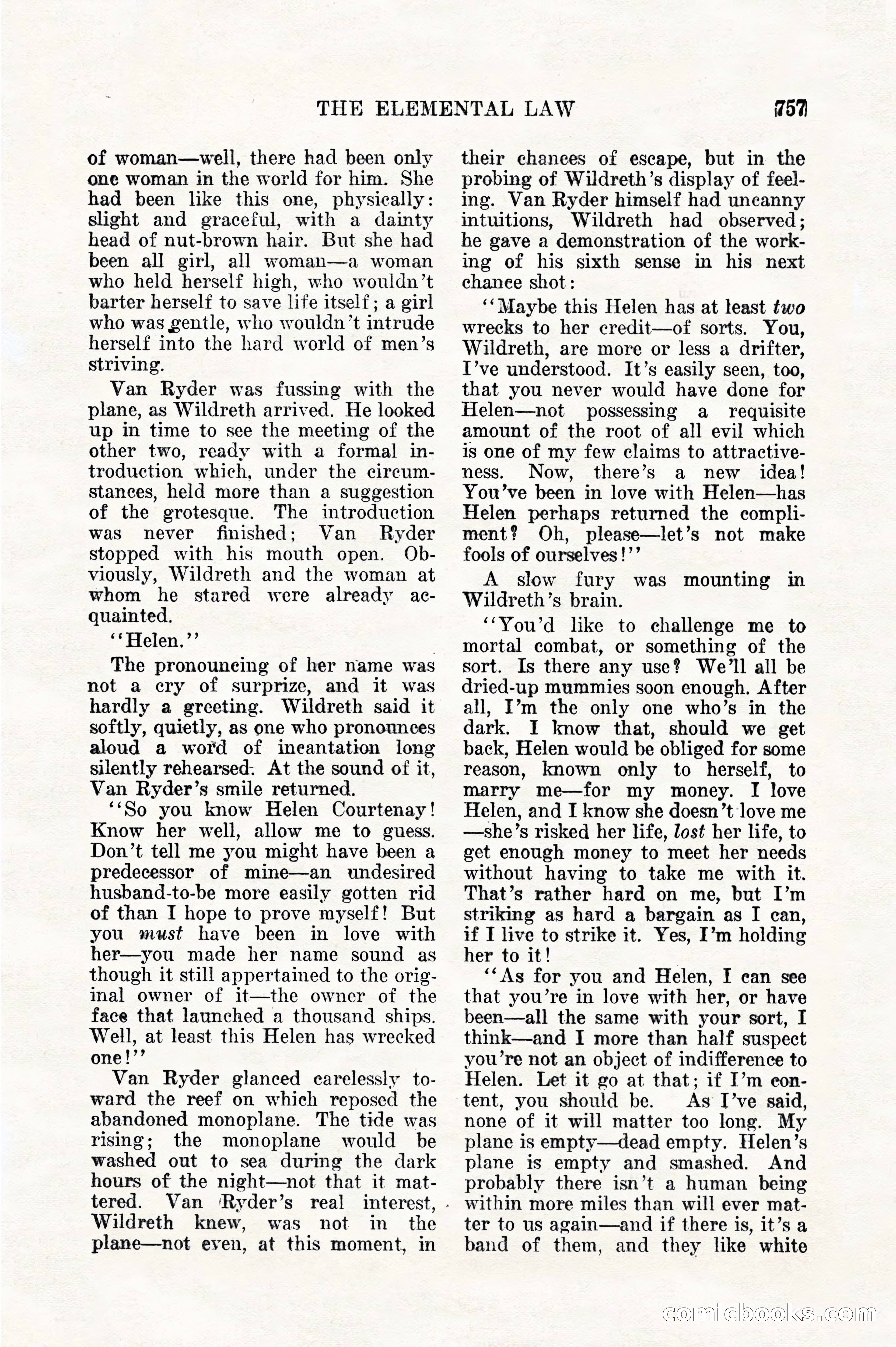 Weird Tales, Vol. 11, No. 6 — page 39 of 148