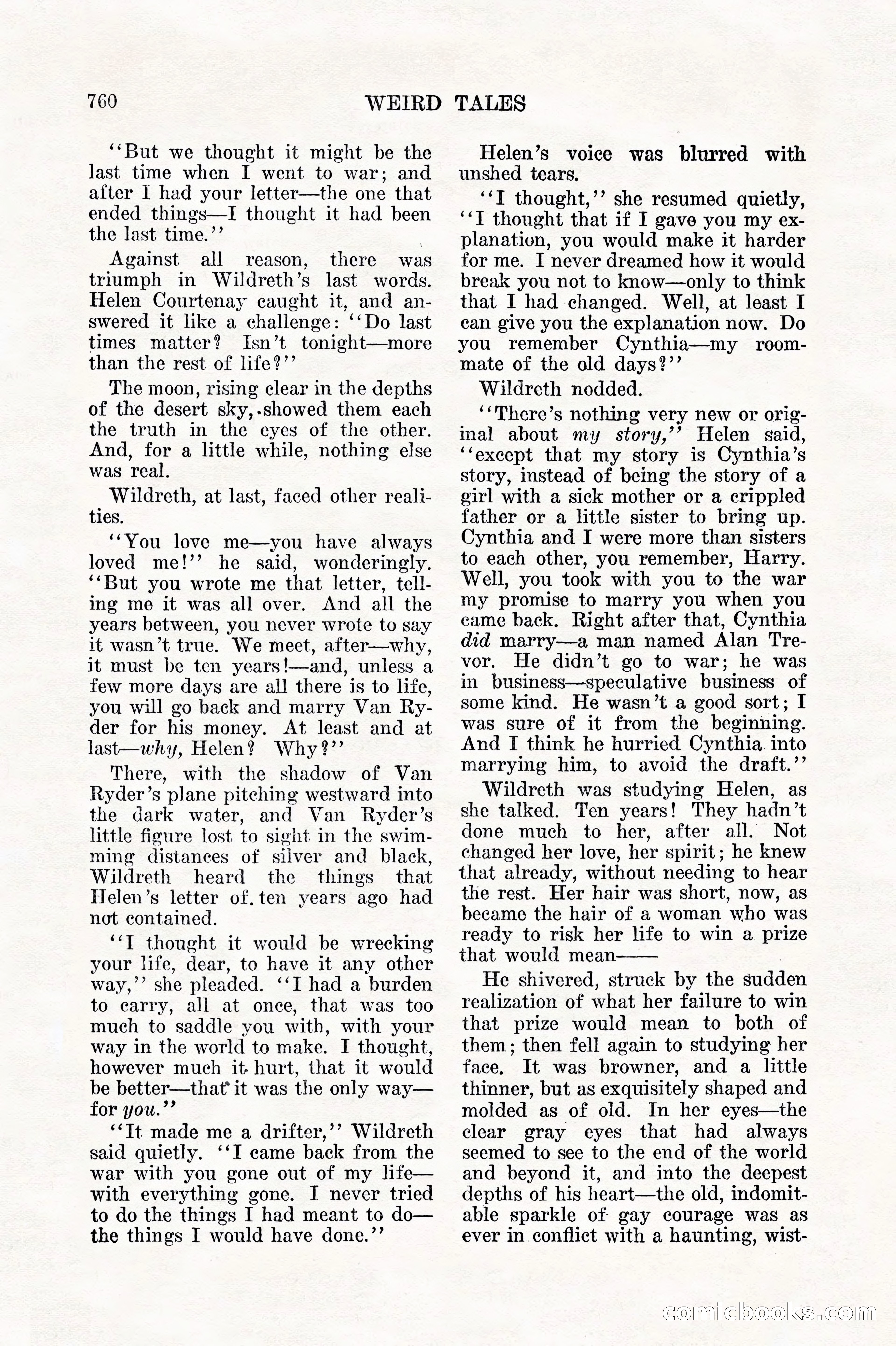 Weird Tales, Vol. 11, No. 6 — page 42 of 148
