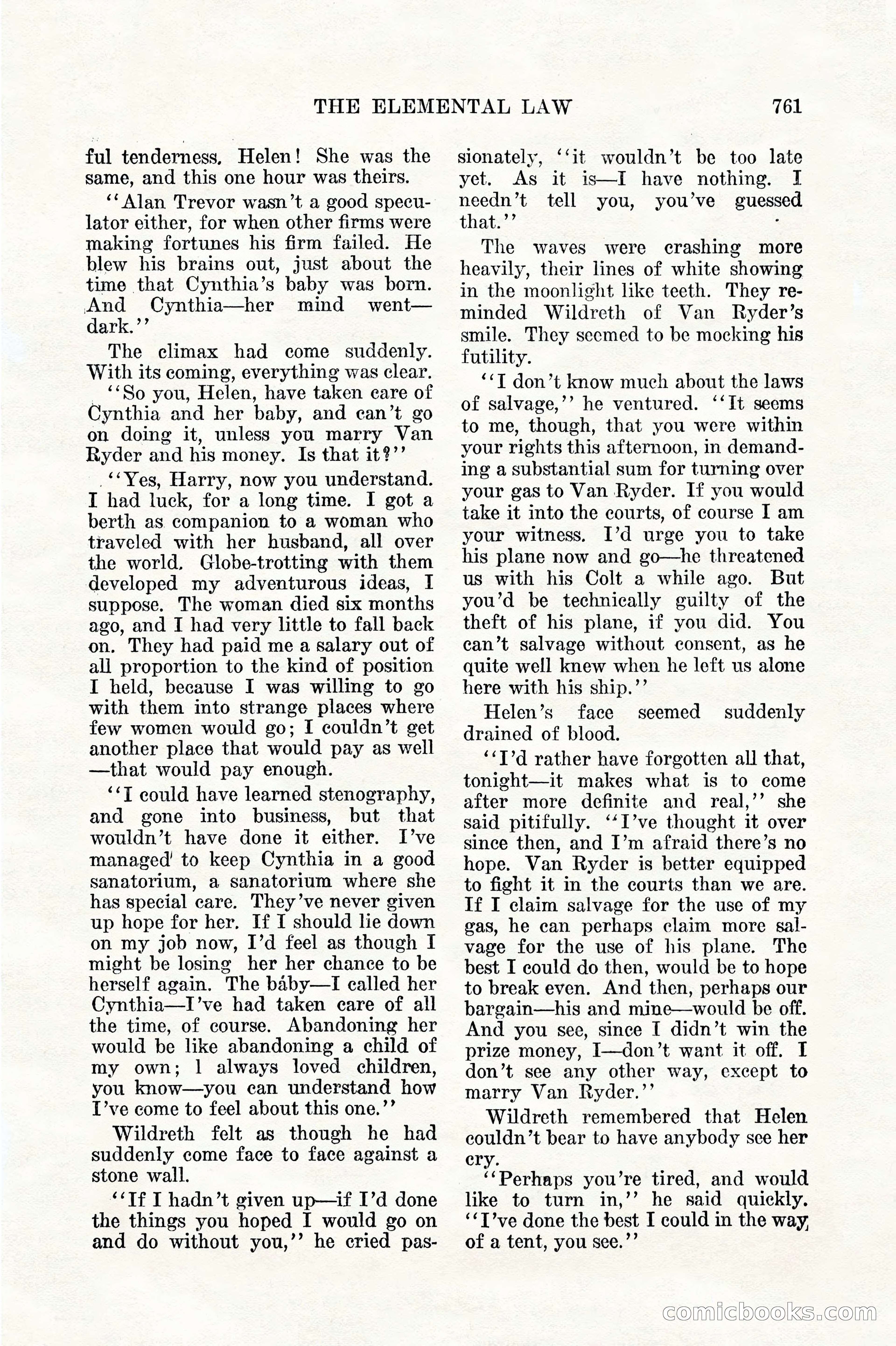 Weird Tales, Vol. 11, No. 6 — page 43 of 148