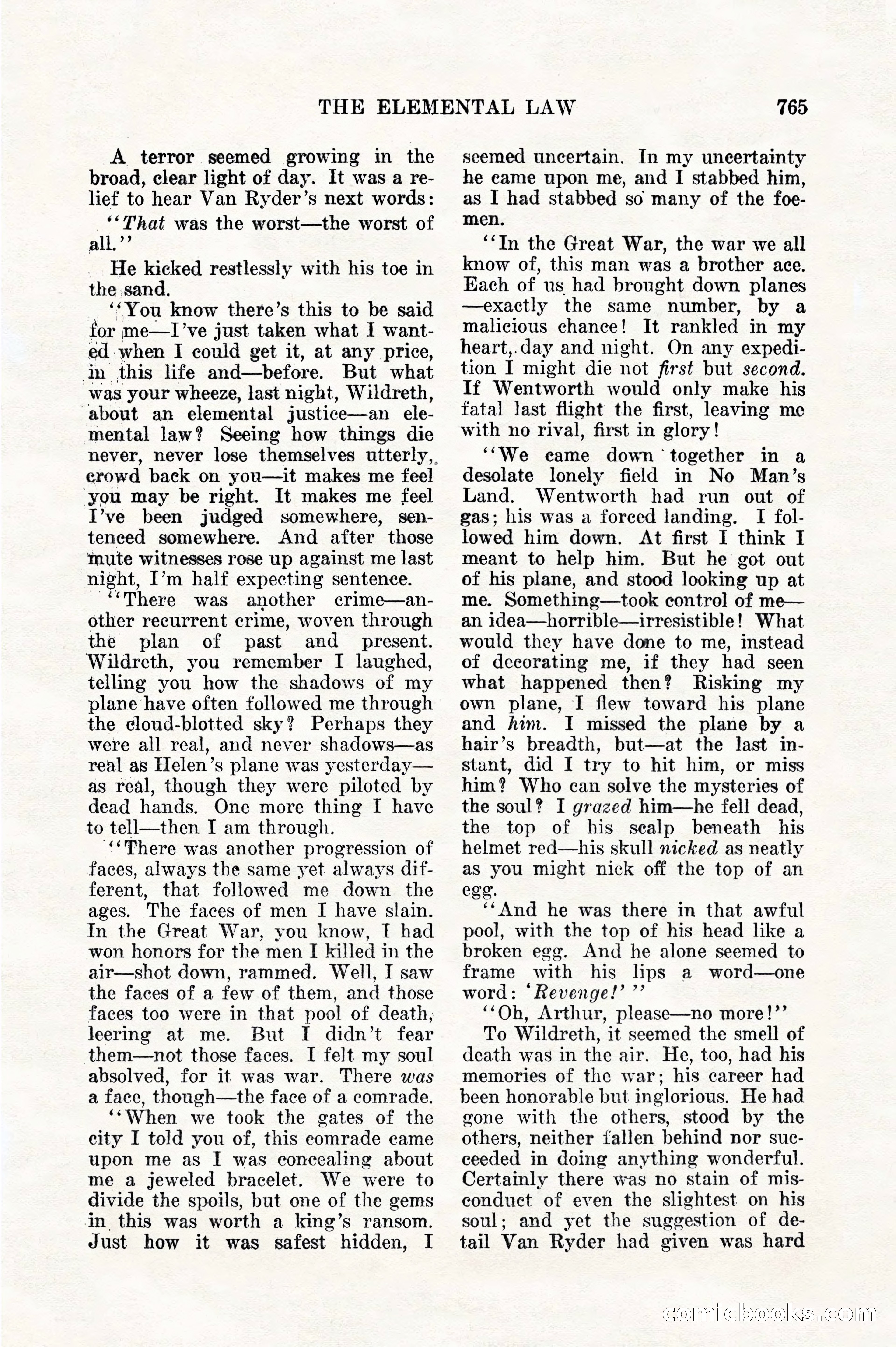 Weird Tales, Vol. 11, No. 6 — page 47 of 148