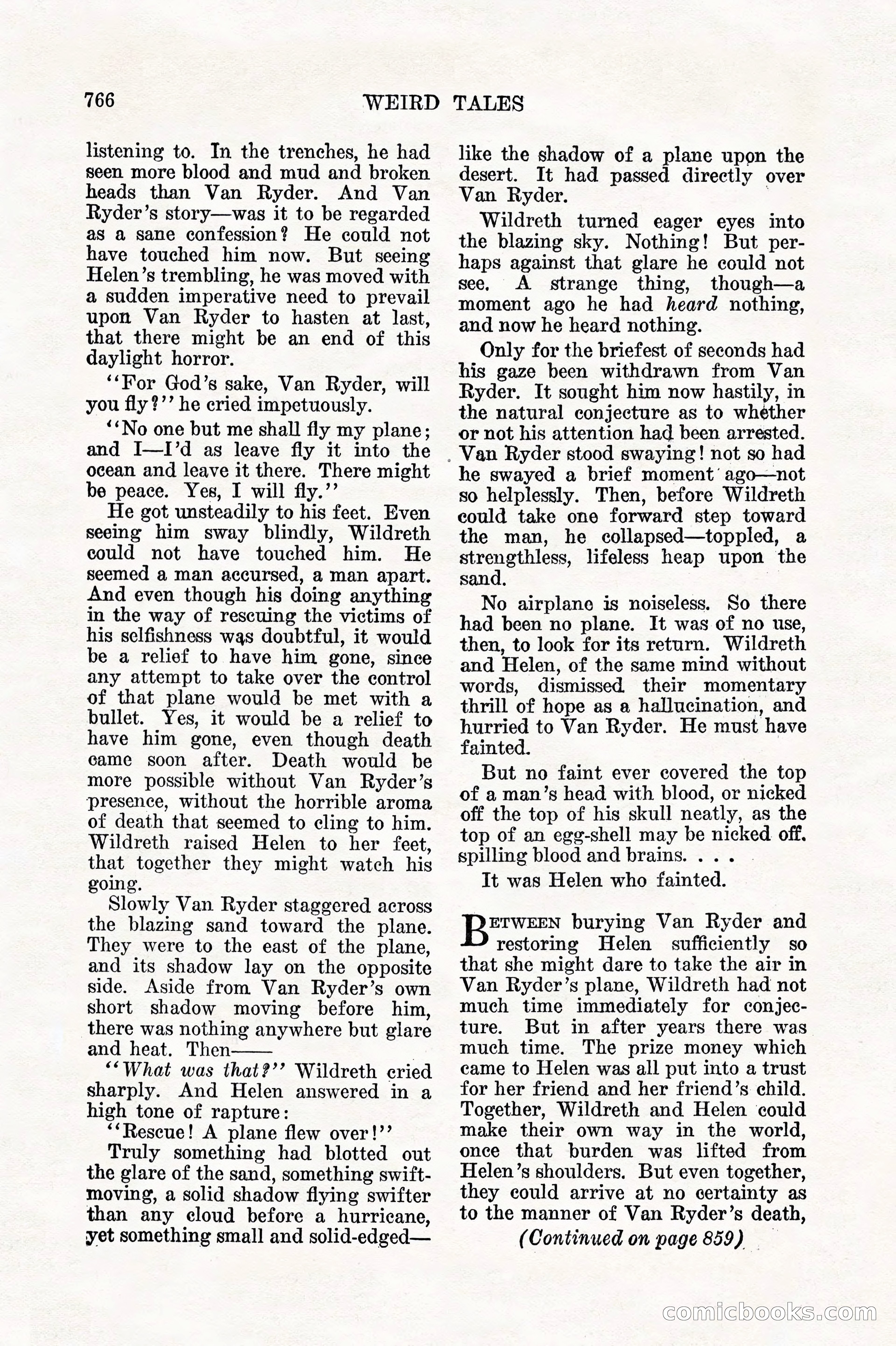 Weird Tales, Vol. 11, No. 6 — page 48 of 148