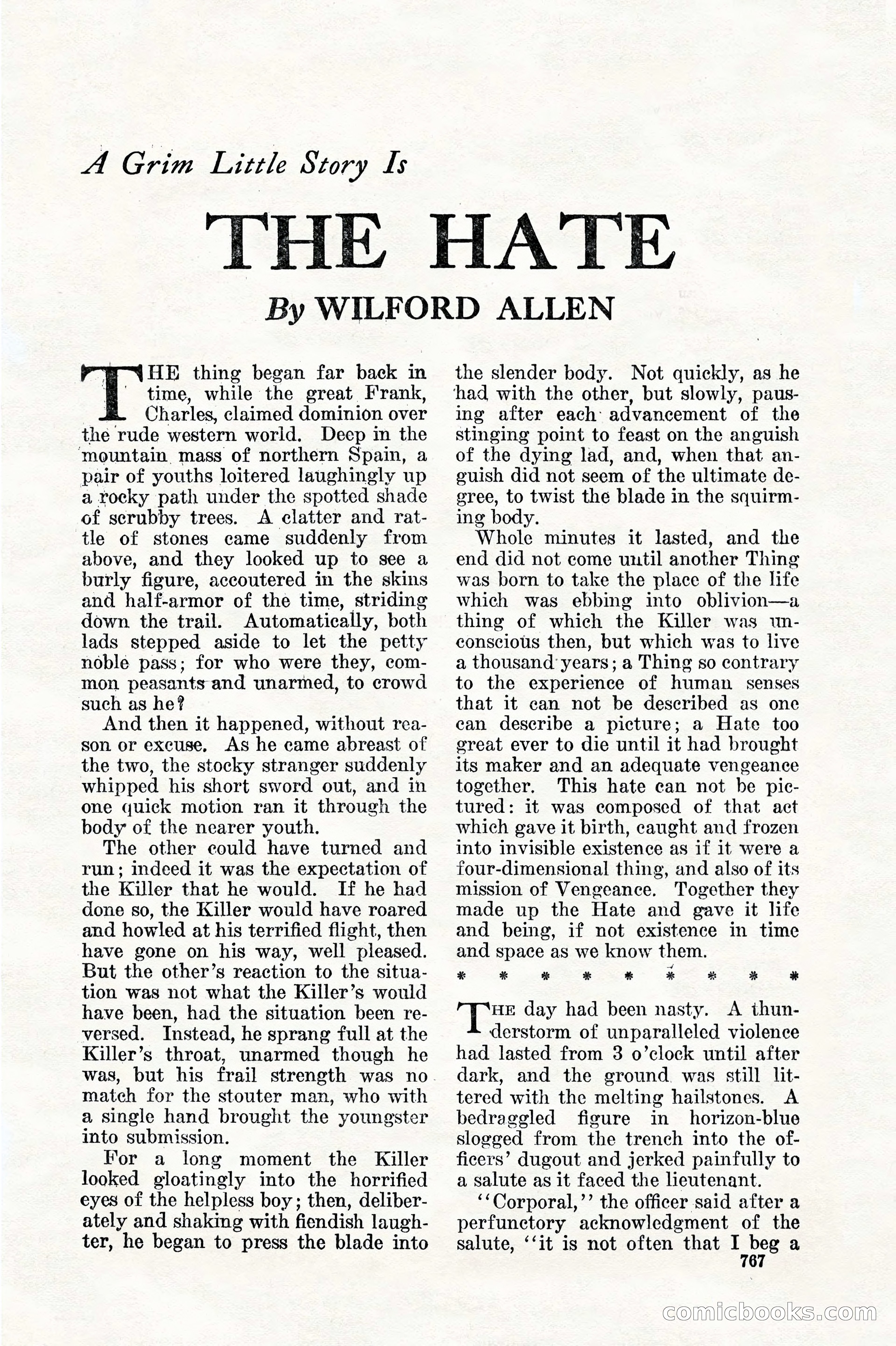 Weird Tales, Vol. 11, No. 6 — page 49 of 148
