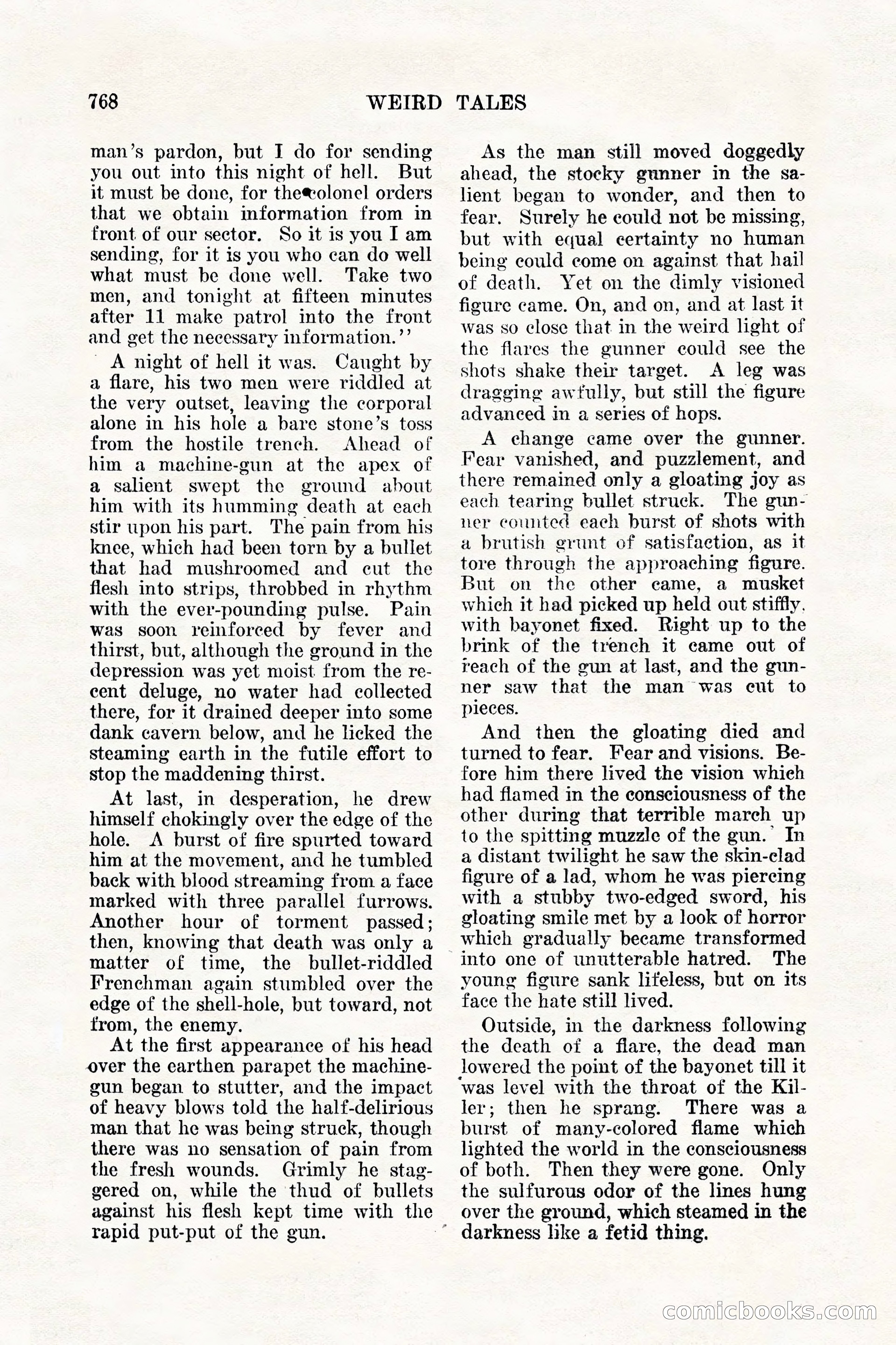 Weird Tales, Vol. 11, No. 6 — page 50 of 148
