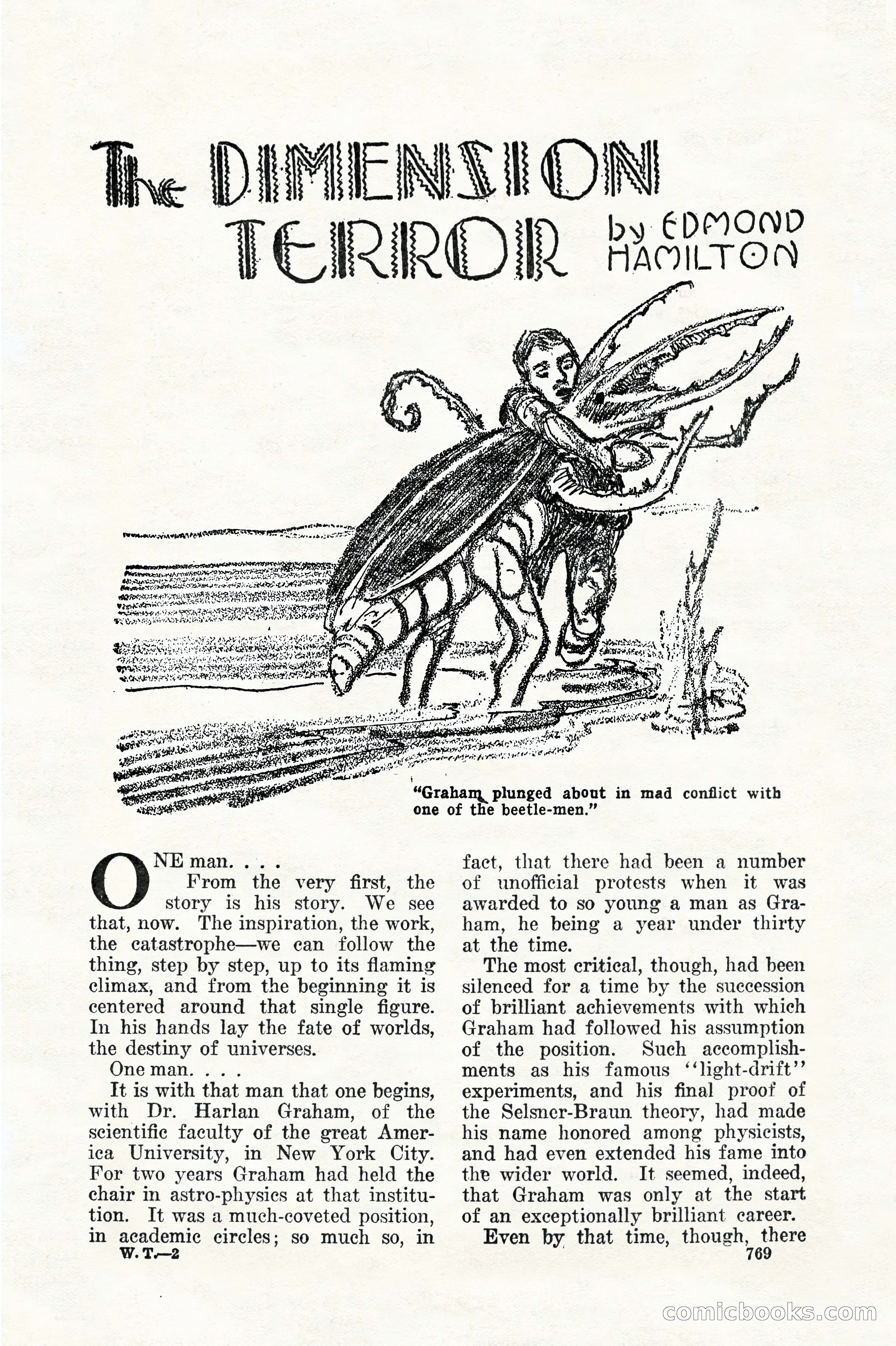 Weird Tales, Vol. 11, No. 6 — page 51 of 148