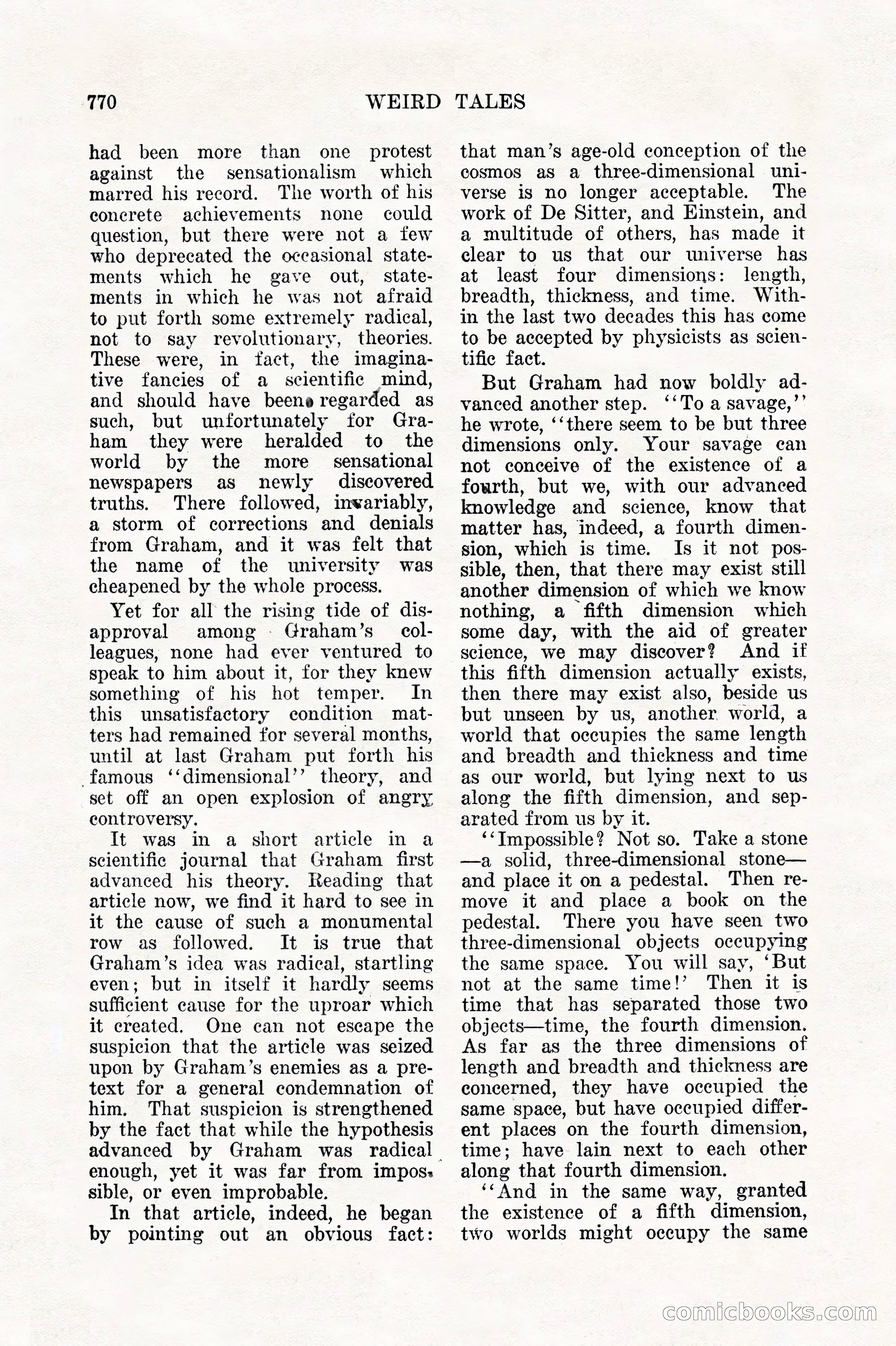 Weird Tales, Vol. 11, No. 6 — page 52 of 148