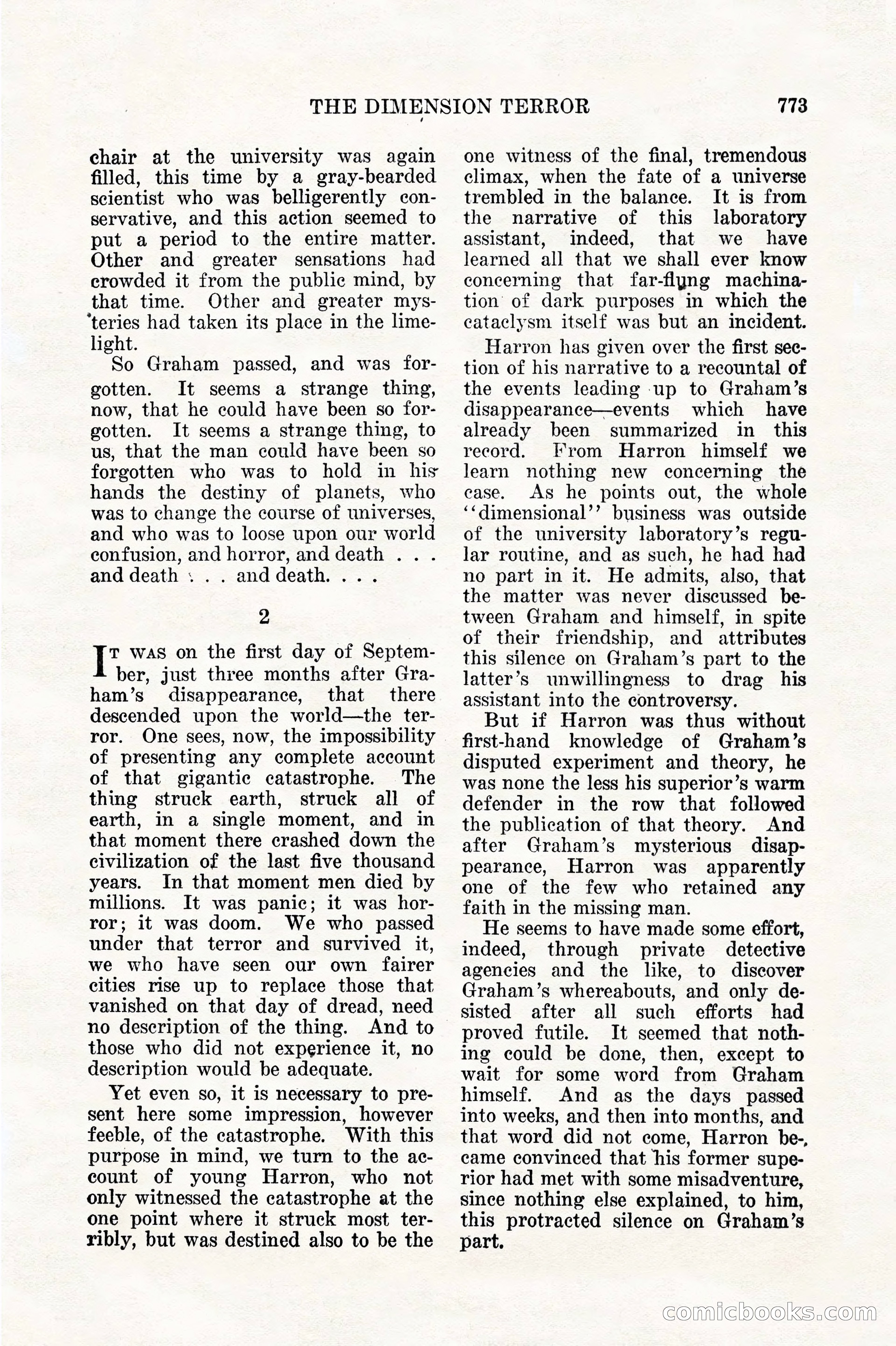 Weird Tales, Vol. 11, No. 6 — page 55 of 148