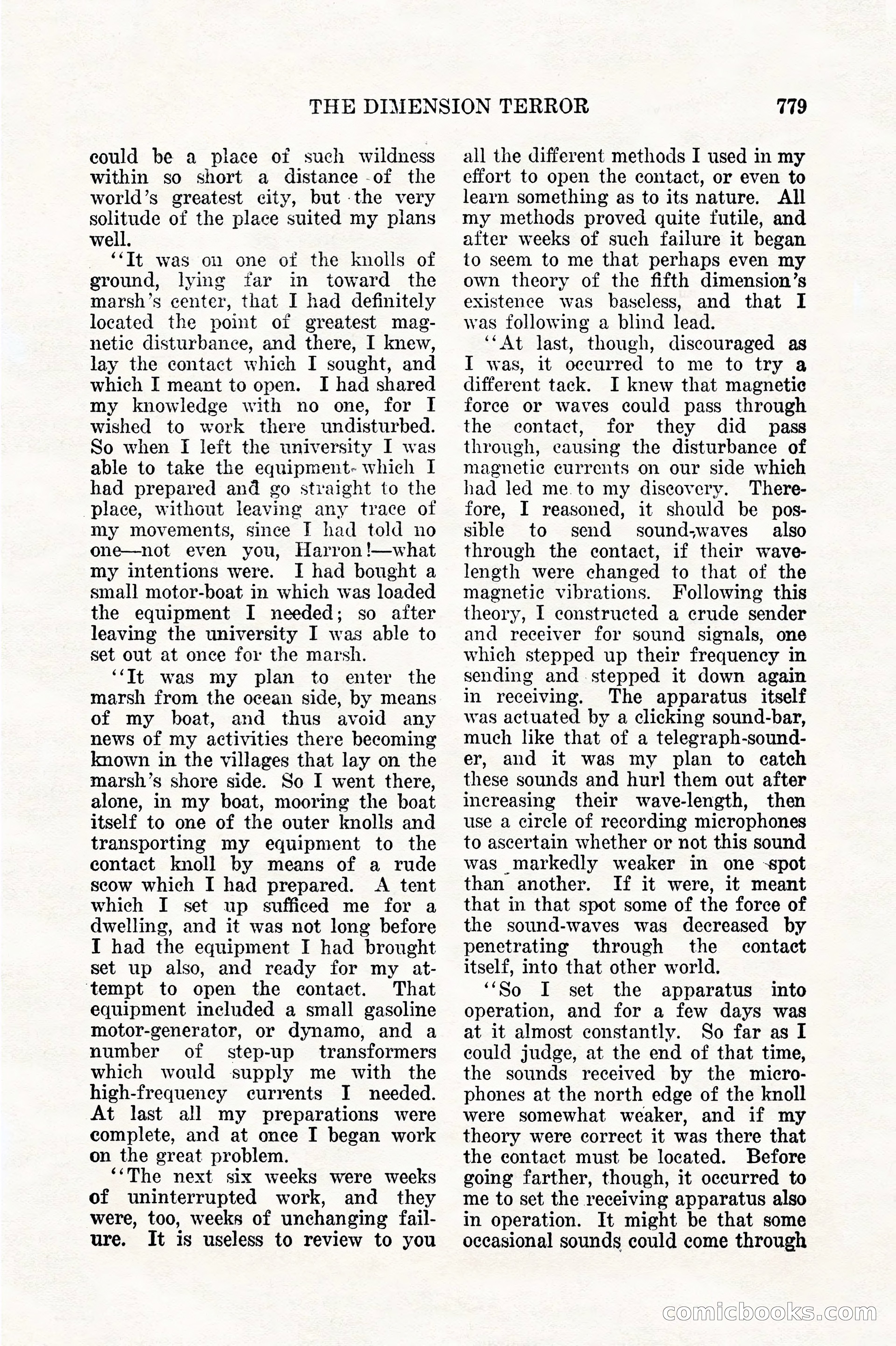 Weird Tales, Vol. 11, No. 6 — page 61 of 148