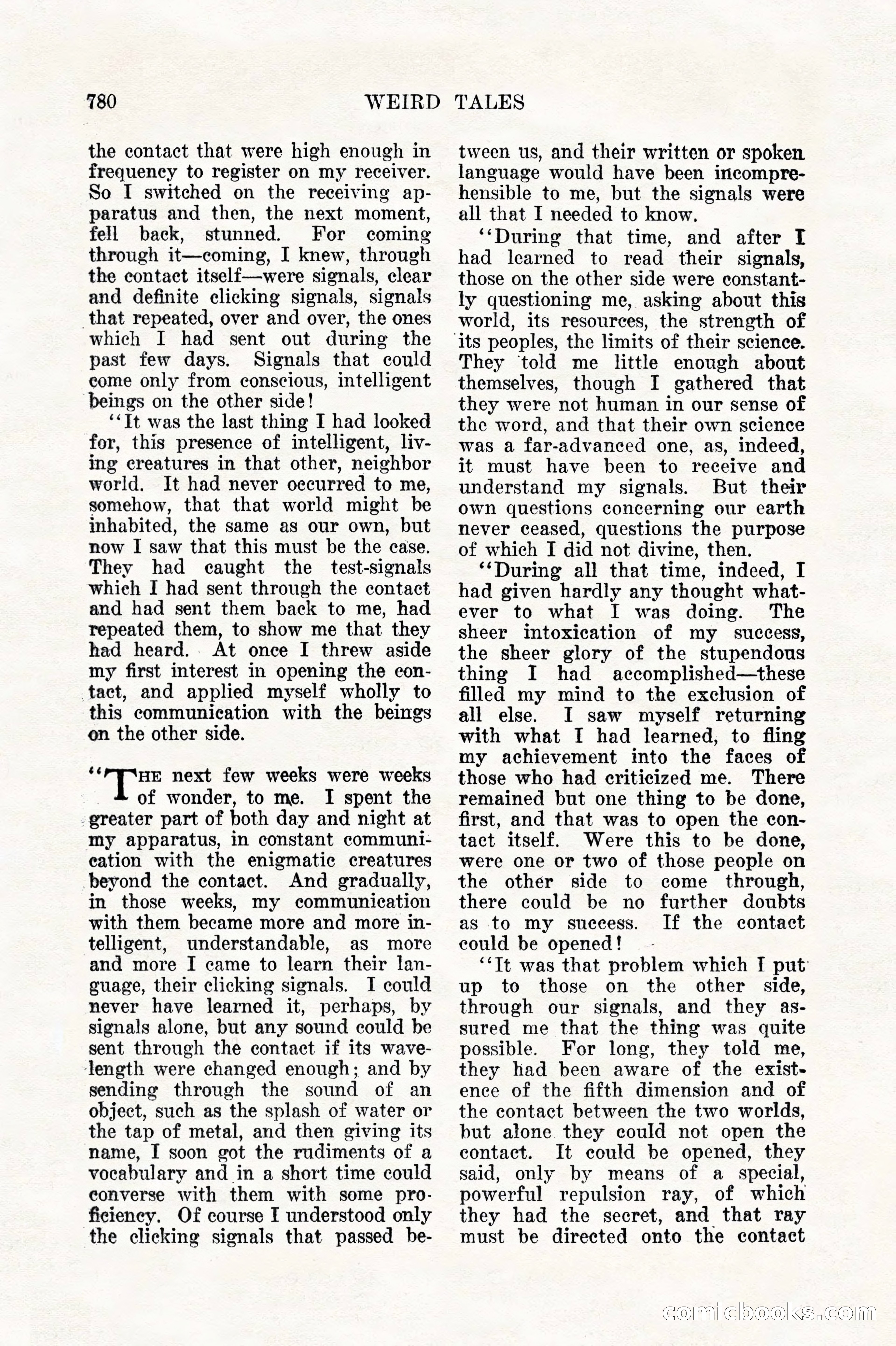 Weird Tales, Vol. 11, No. 6 — page 62 of 148