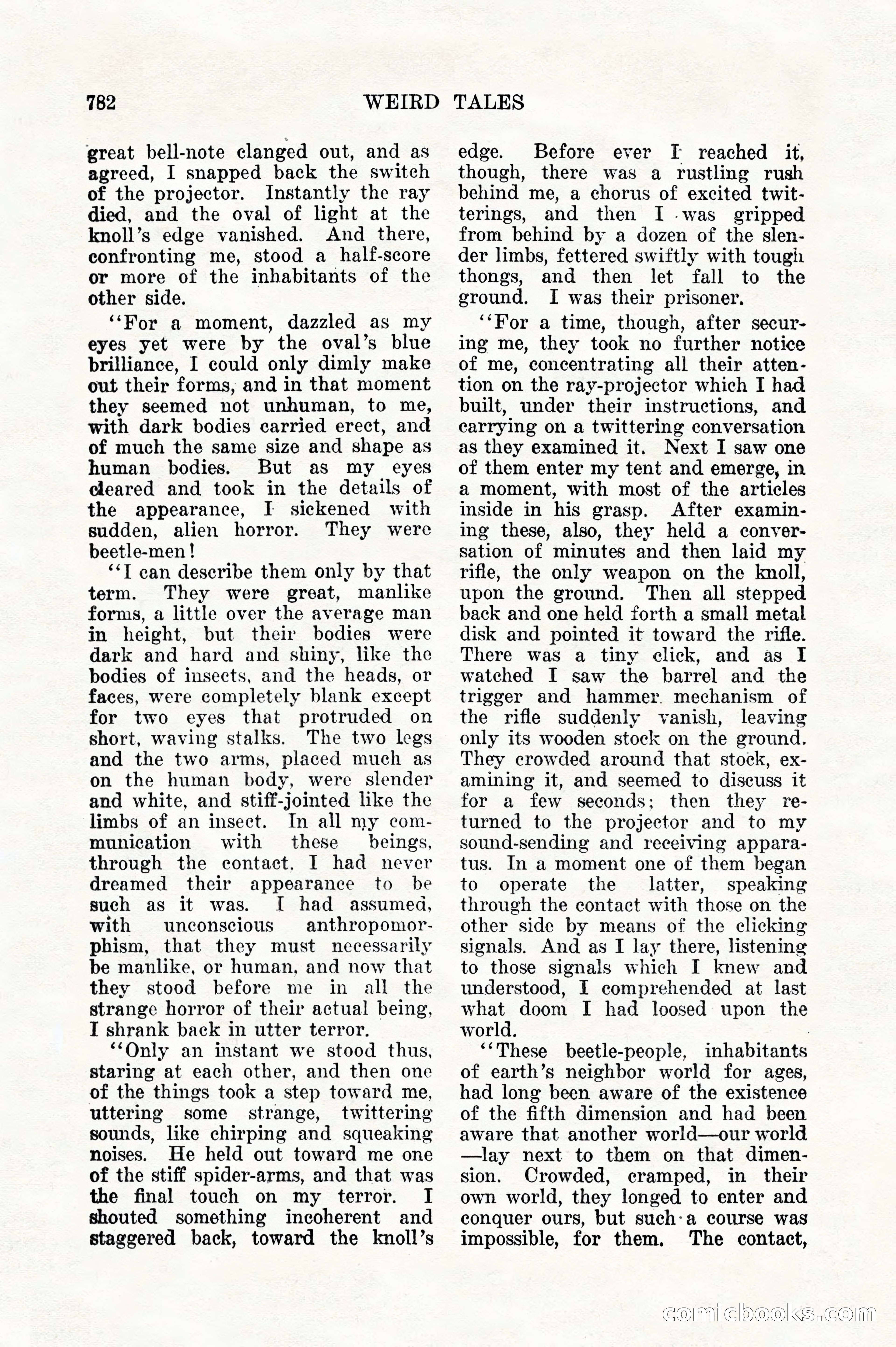 Weird Tales, Vol. 11, No. 6 — page 64 of 148
