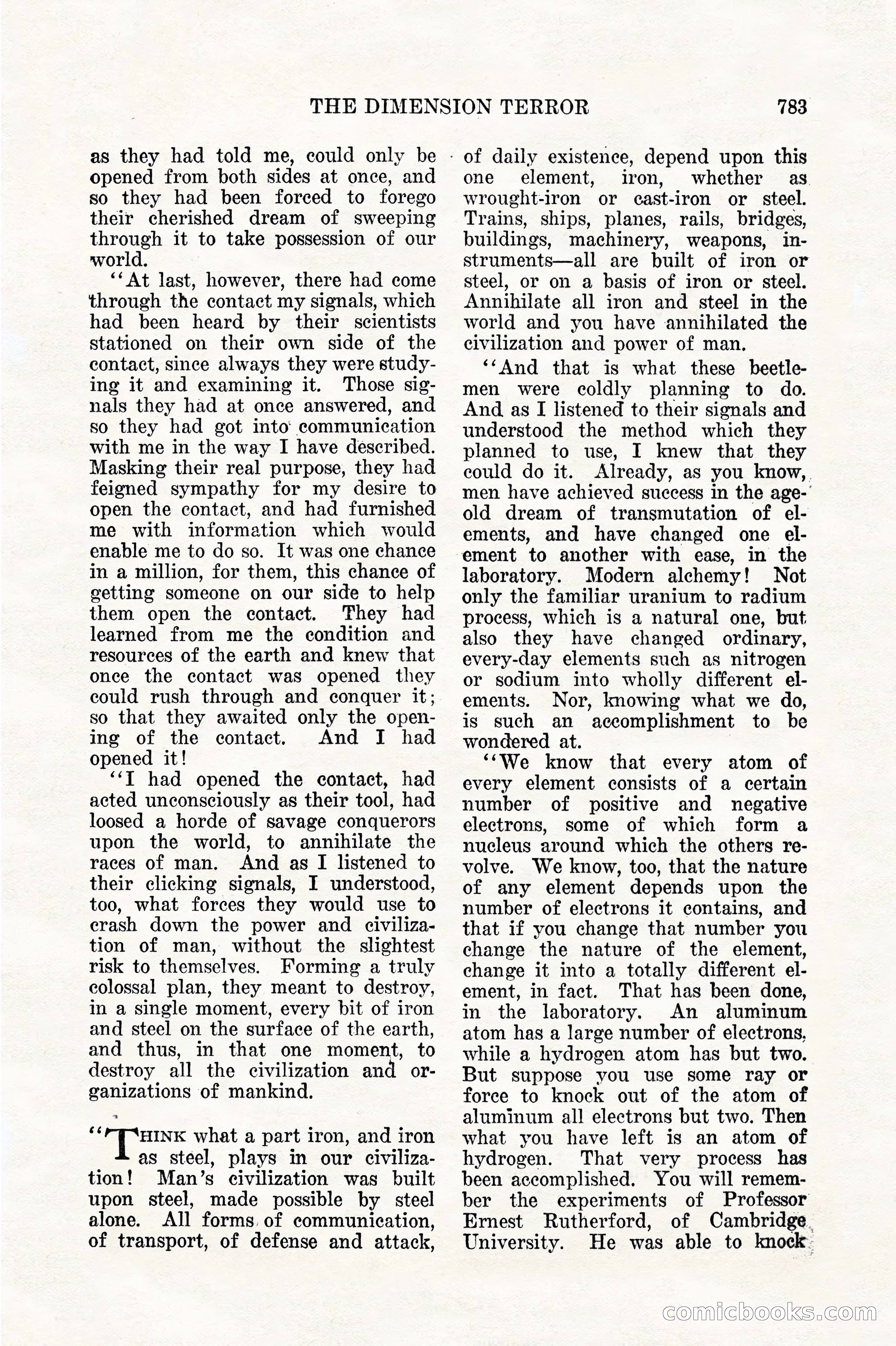 Weird Tales, Vol. 11, No. 6 — page 65 of 148
