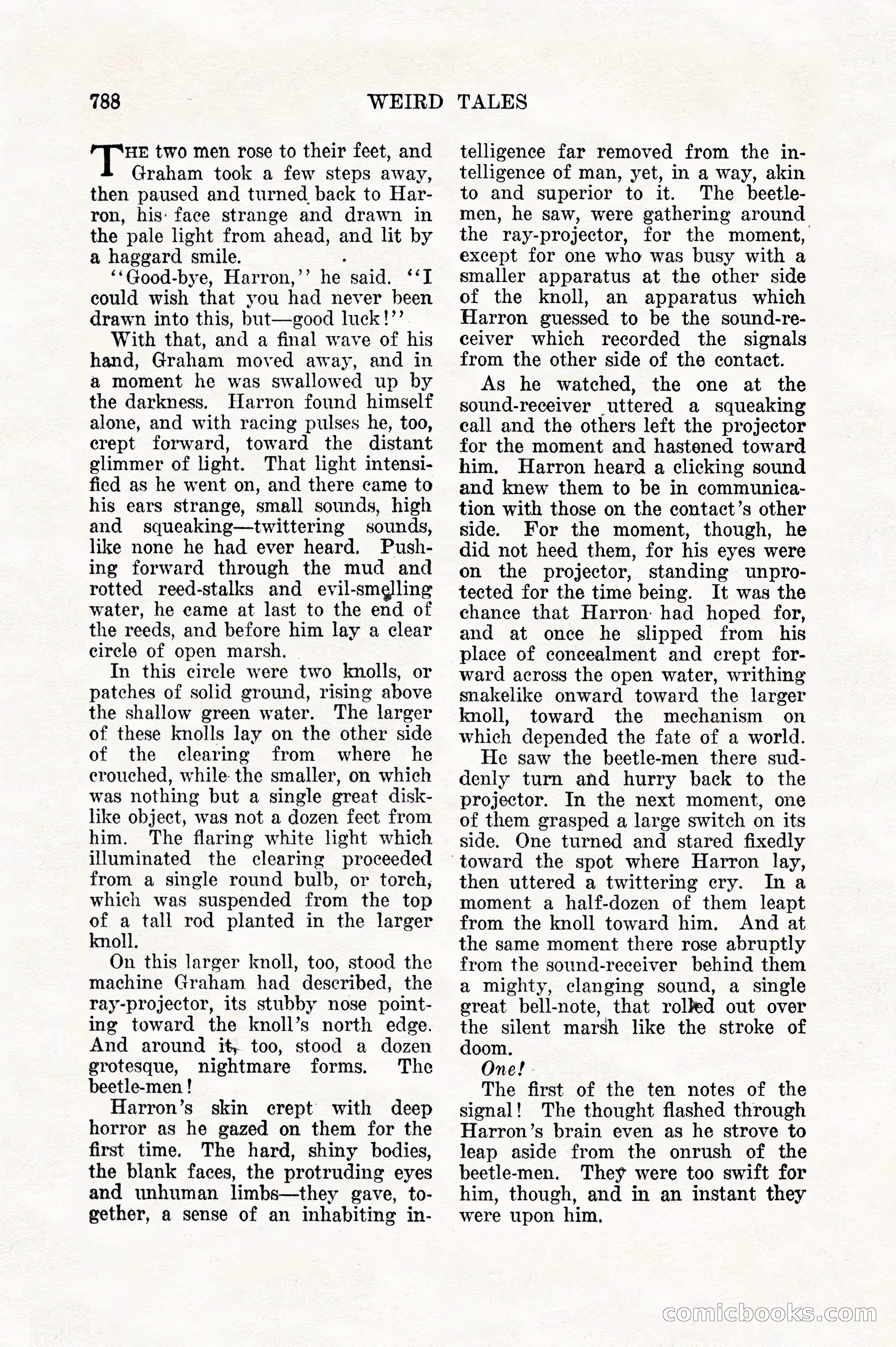 Weird Tales, Vol. 11, No. 6 — page 70 of 148