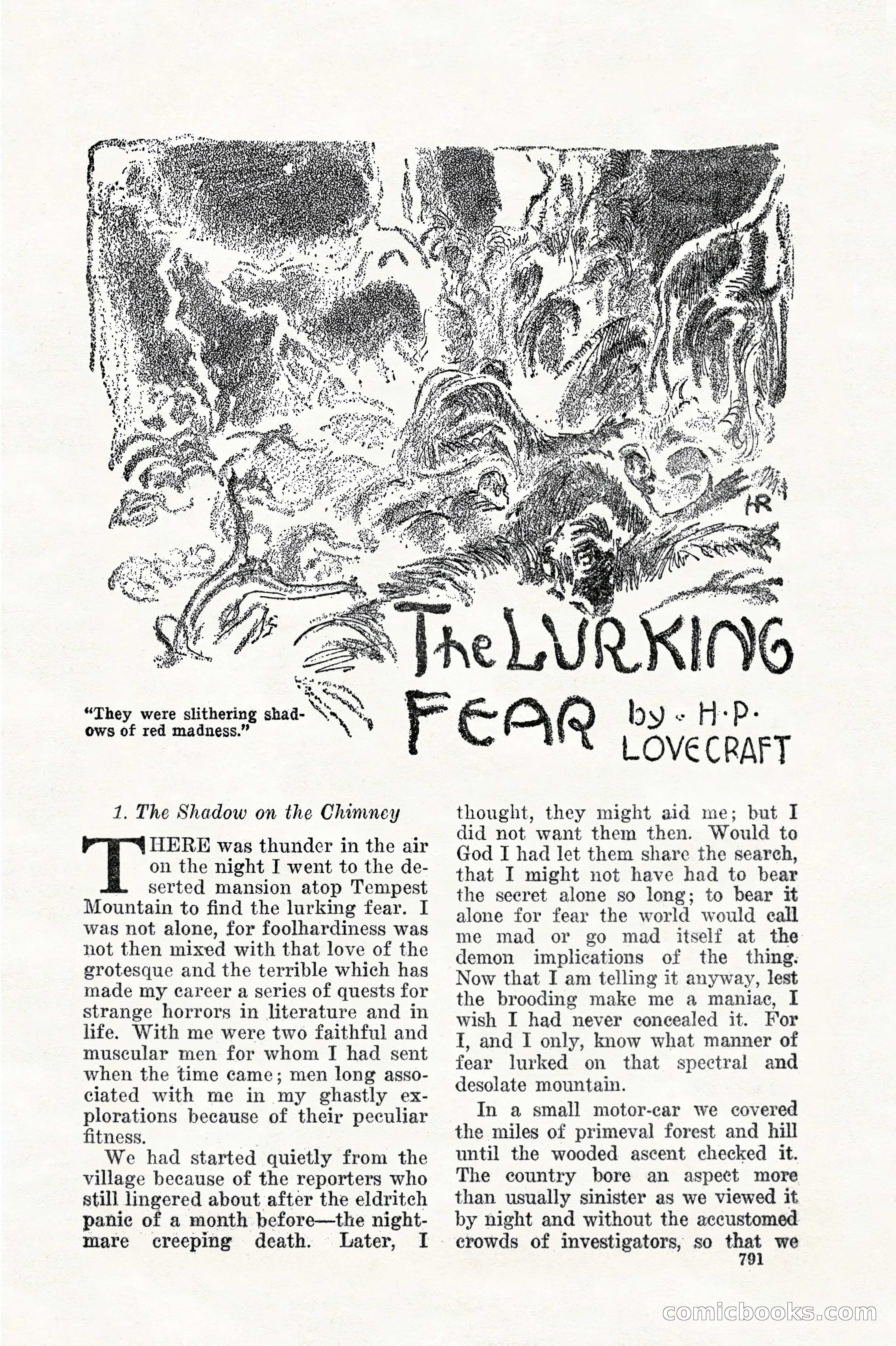 Weird Tales, Vol. 11, No. 6 — page 73 of 148