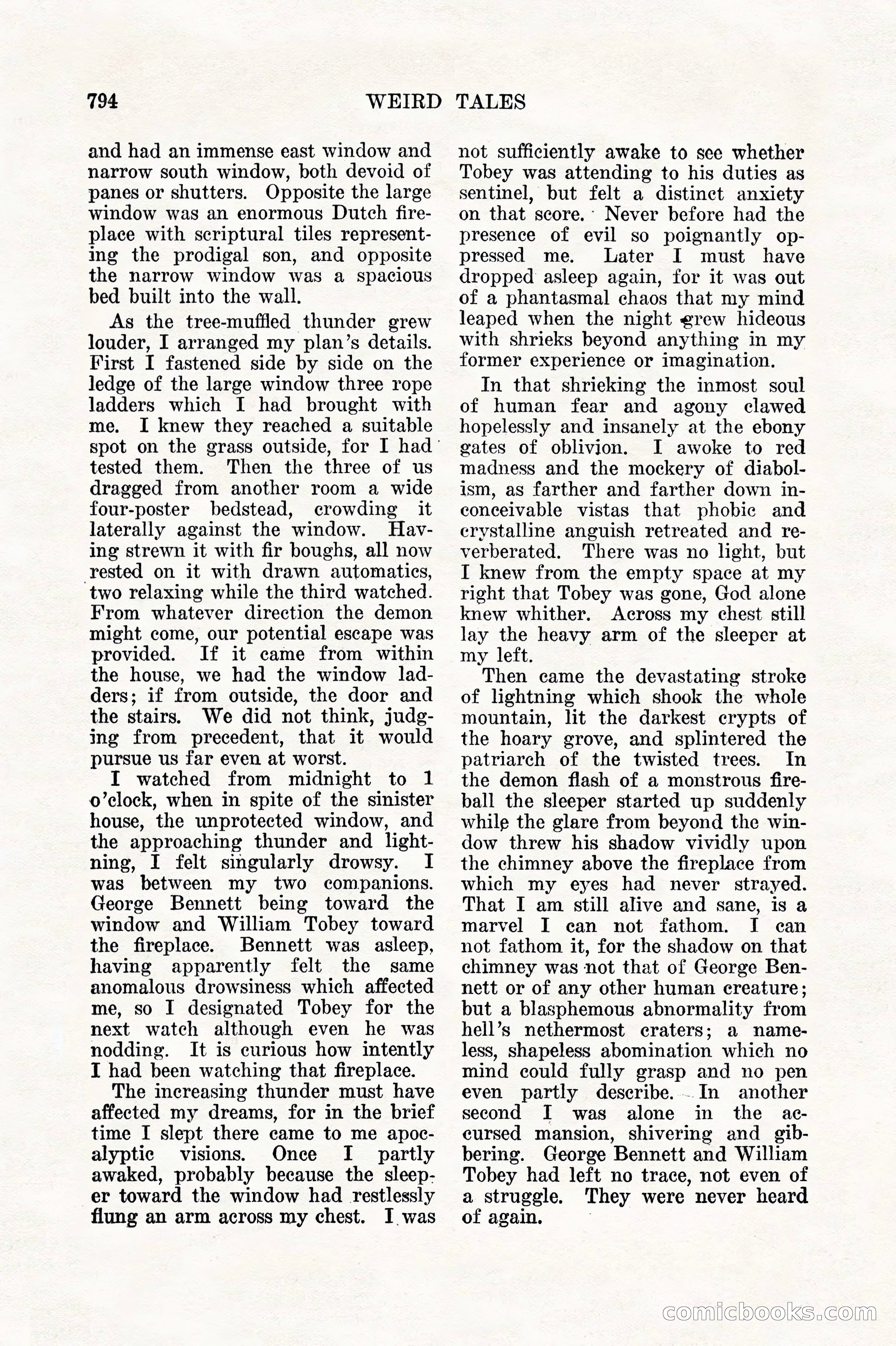 Weird Tales, Vol. 11, No. 6 — page 76 of 148