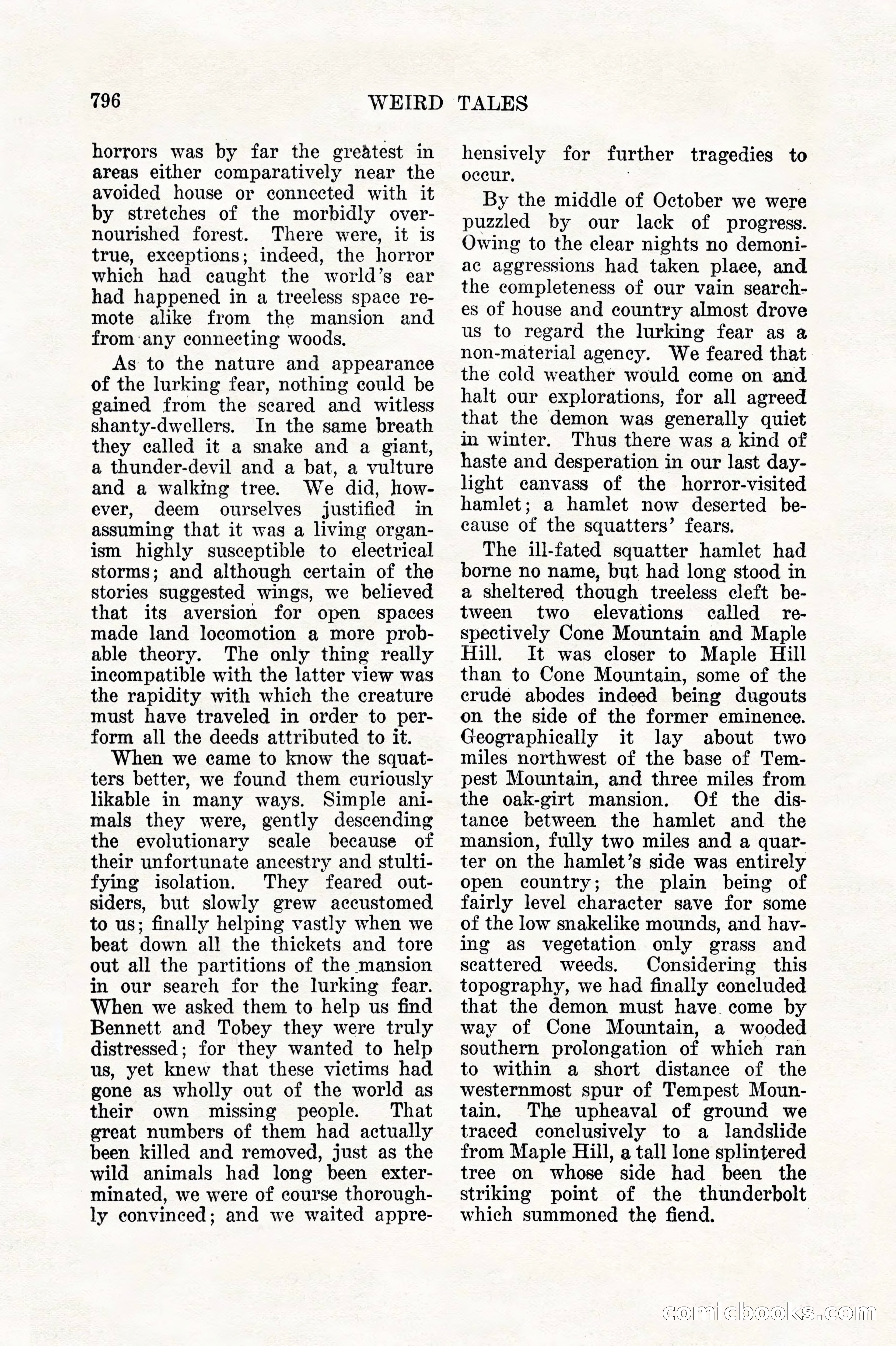 Weird Tales, Vol. 11, No. 6 — page 78 of 148