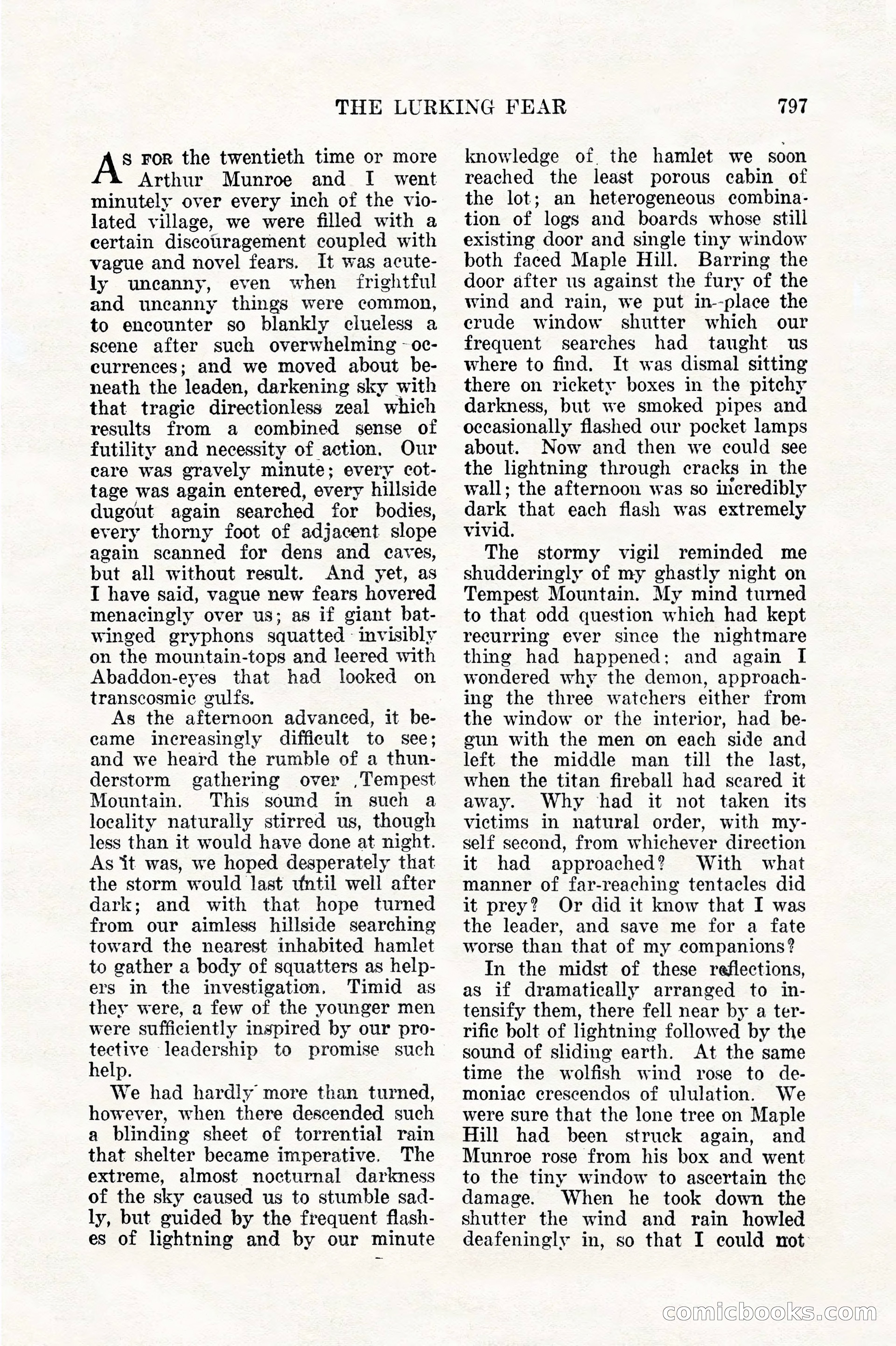 Weird Tales, Vol. 11, No. 6 — page 79 of 148
