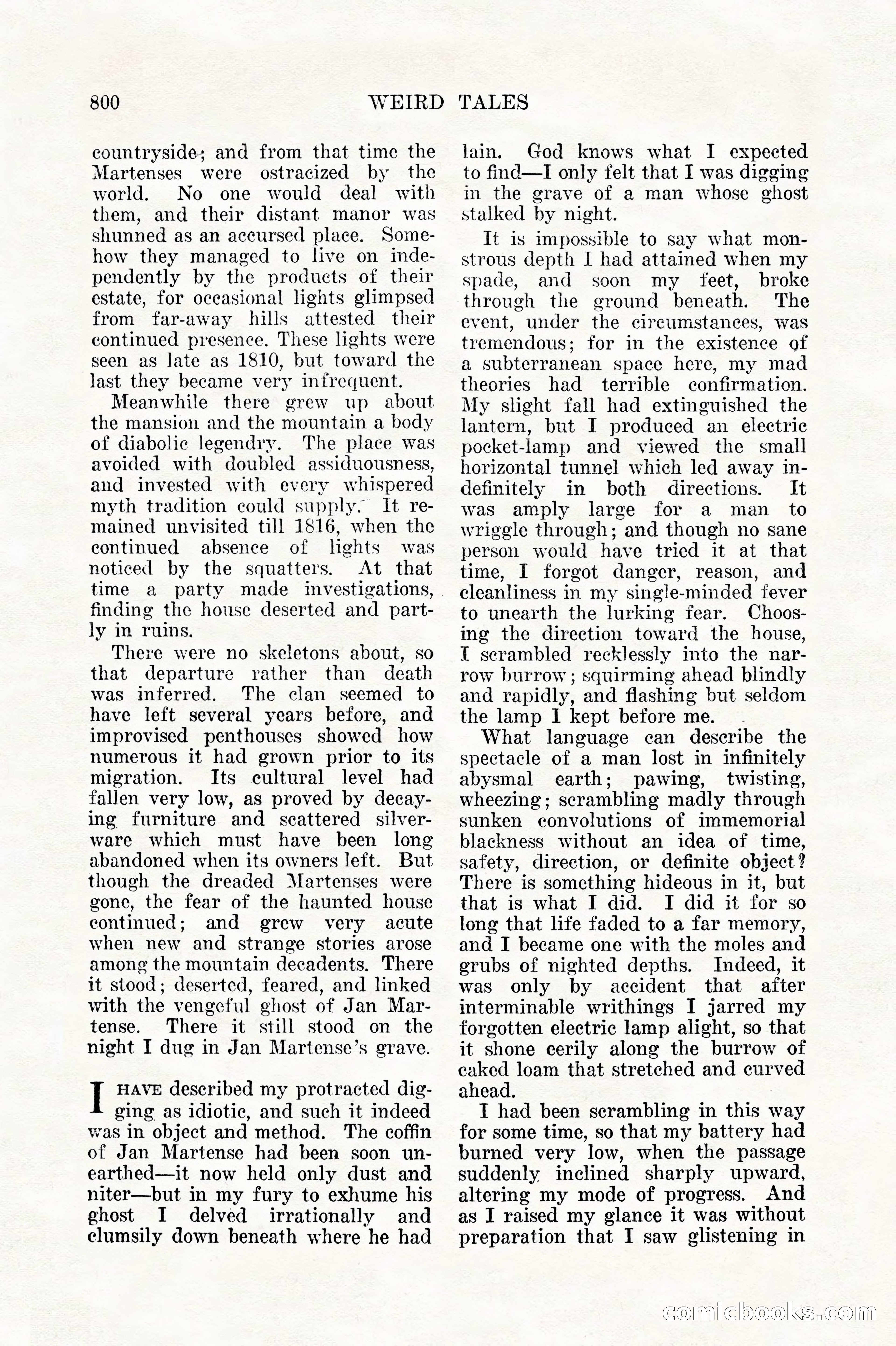 Weird Tales, Vol. 11, No. 6 — page 82 of 148